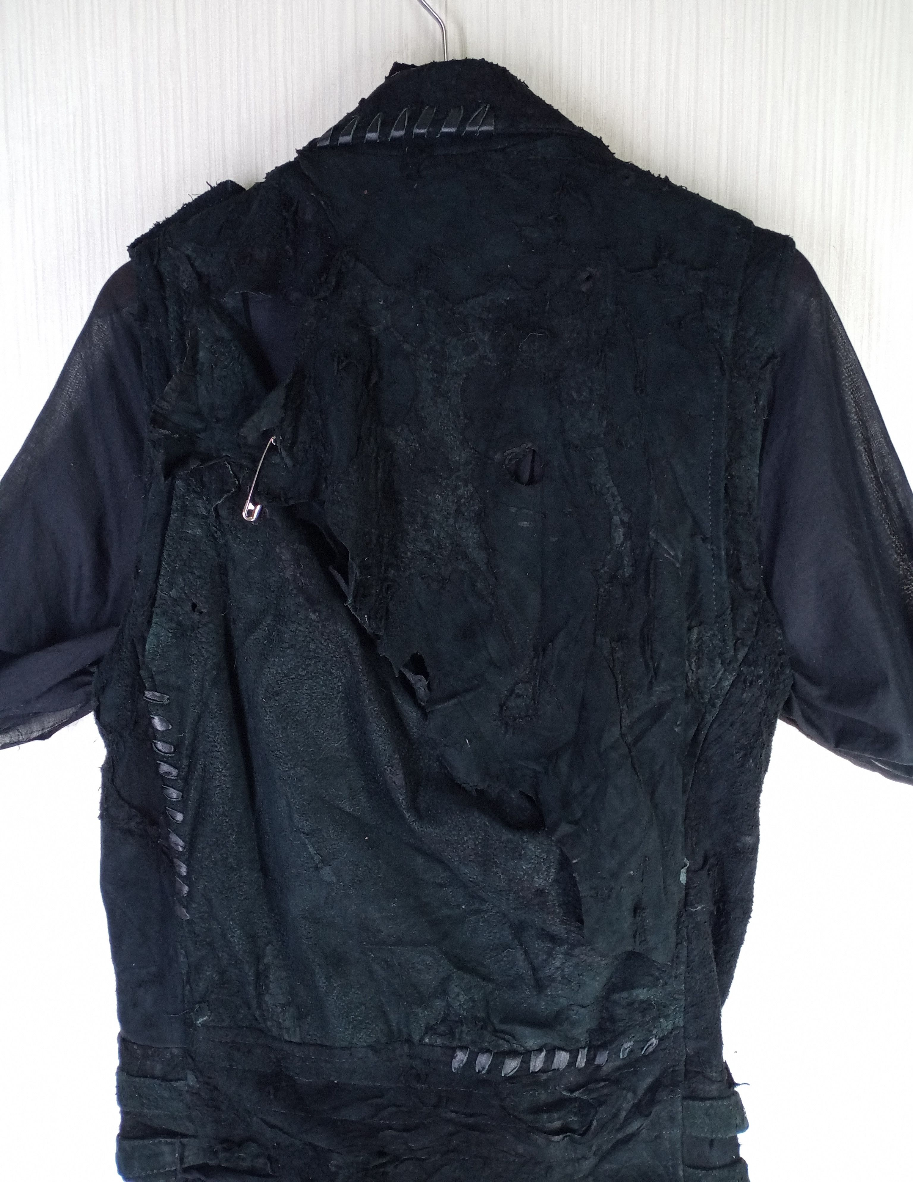 Tuesday Night Band Practice Rare Tuesday Night Band Practice Trashed Leather Jacket Size US M / EU 48-50 / 2 - 13 Thumbnail