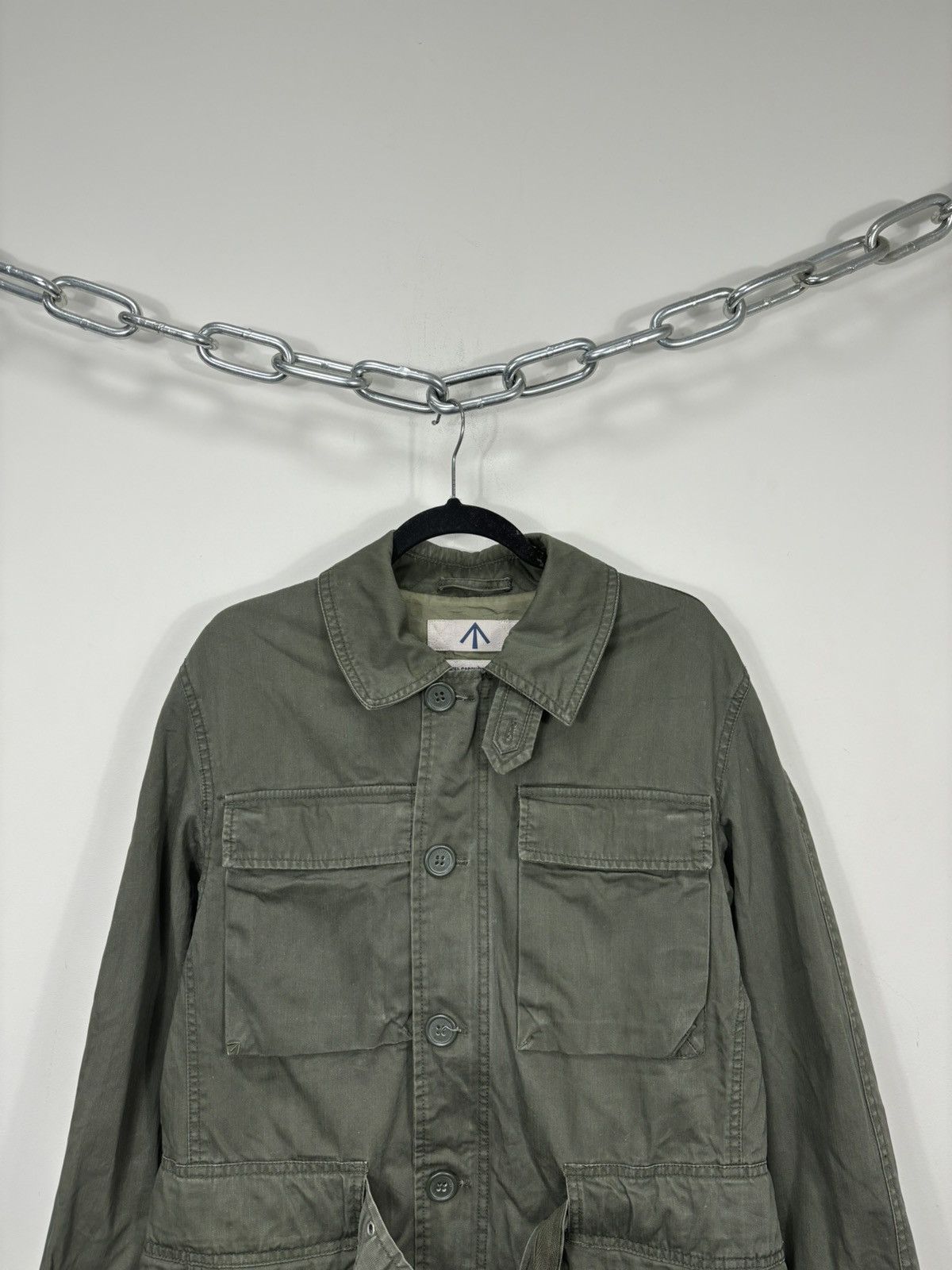 Nigel Cabourn Nigel Cabourn Utility Multipocket Belted Military Jacket Size US S / EU 44-46 / 1 - 4 Thumbnail