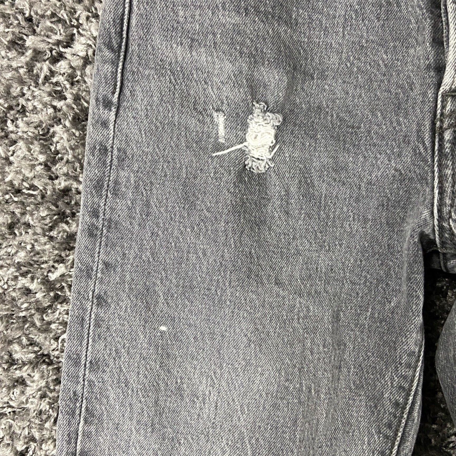 Levi's Levi's Women's Distressed Jeans Black Wedgie Straight 24 Extra Large XL Size 42" / US 20 - 5 Thumbnail