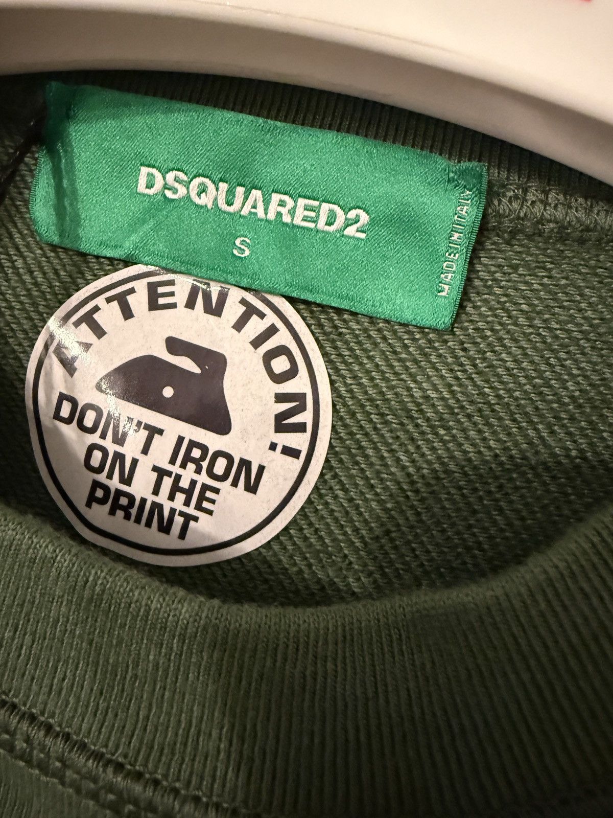 Dsquared2 Dsquared2 One Life One Planet Green Sweatshirt Size US S / EU 44-46 / 1 - 4 Thumbnail