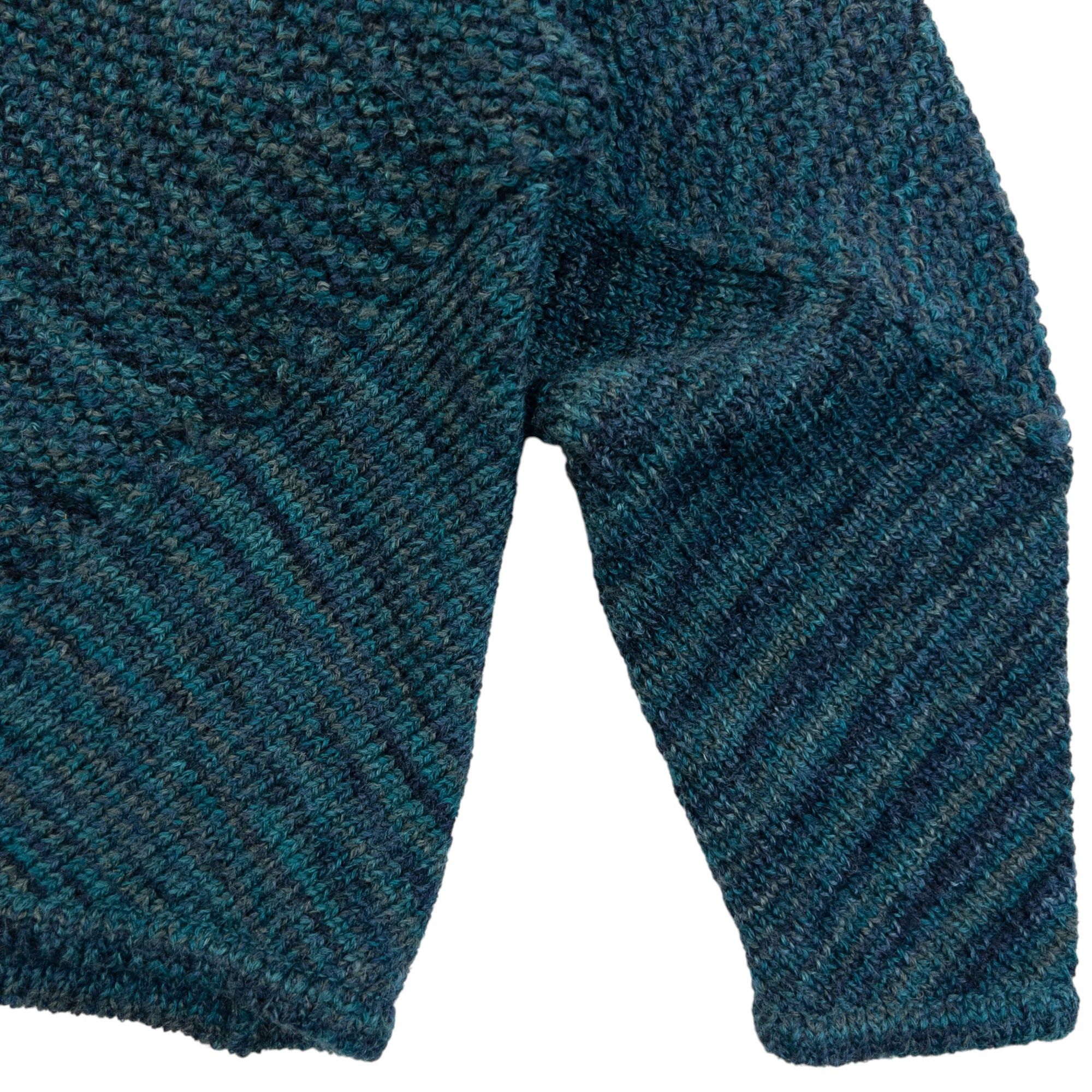 Vintage 80s Issey Miyake Wool Knit Jumper Size S in Blue, Men's — image 5 of 6