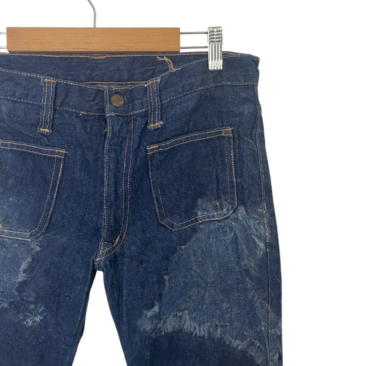 Japanese Brand Vintage Japanese Designer Bush Pants Denim Size US 29 - 4 Thumbnail