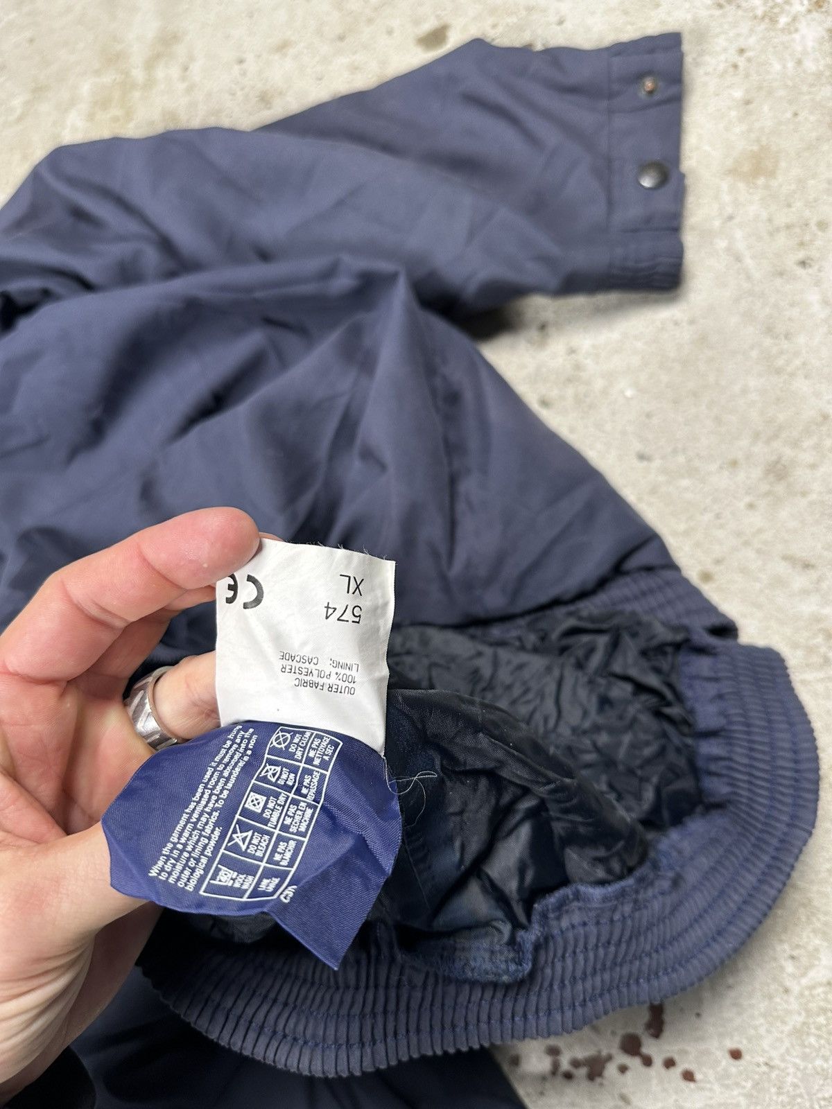 Burberry Vintage 90s Burberry’s Navy Track Jacket Half Button Logo Size US XL / EU 56 / 4 - 11 Thumbnail