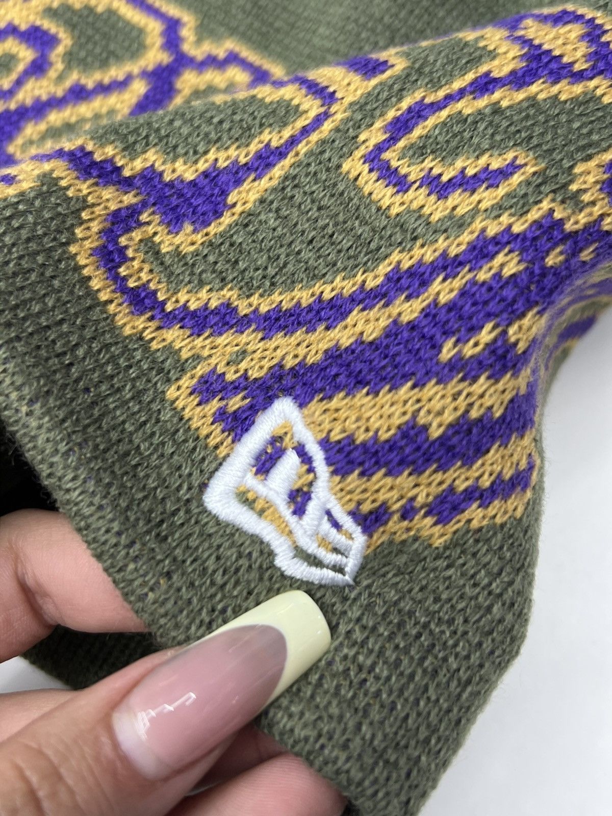 Supreme Supreme New Era Cursive Beanie Size ONE SIZE - 5 Thumbnail
