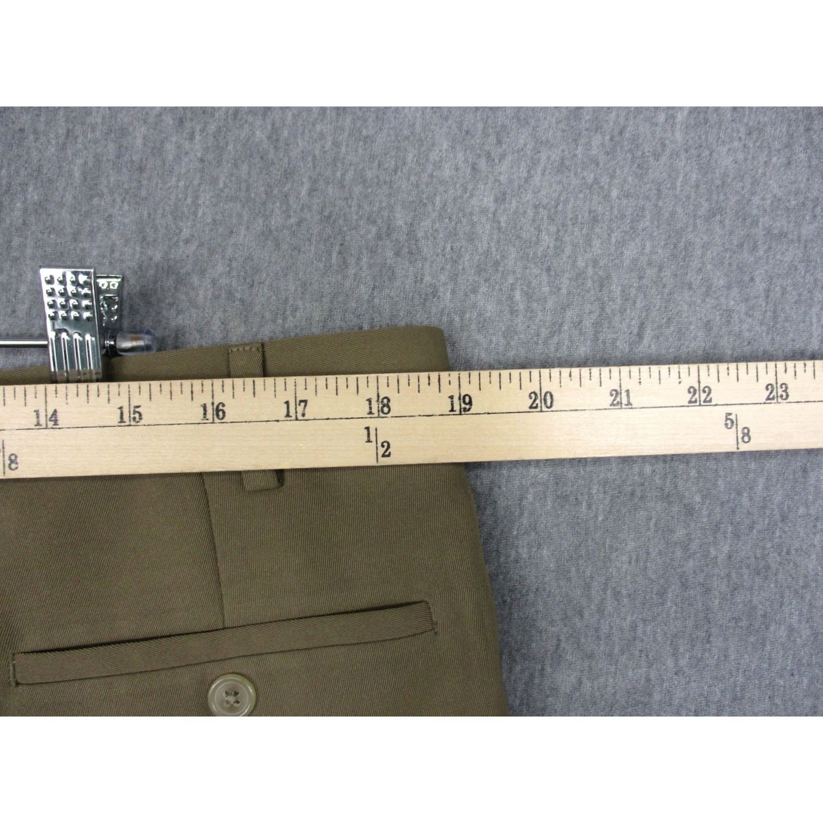 Ralph Lauren Lauren Ralph Lauren Pants Mens 38x32 Beige Polyester Pleated Dress Cuffed Slacks Size US 38 / EU 54 - 7 Thumbnail