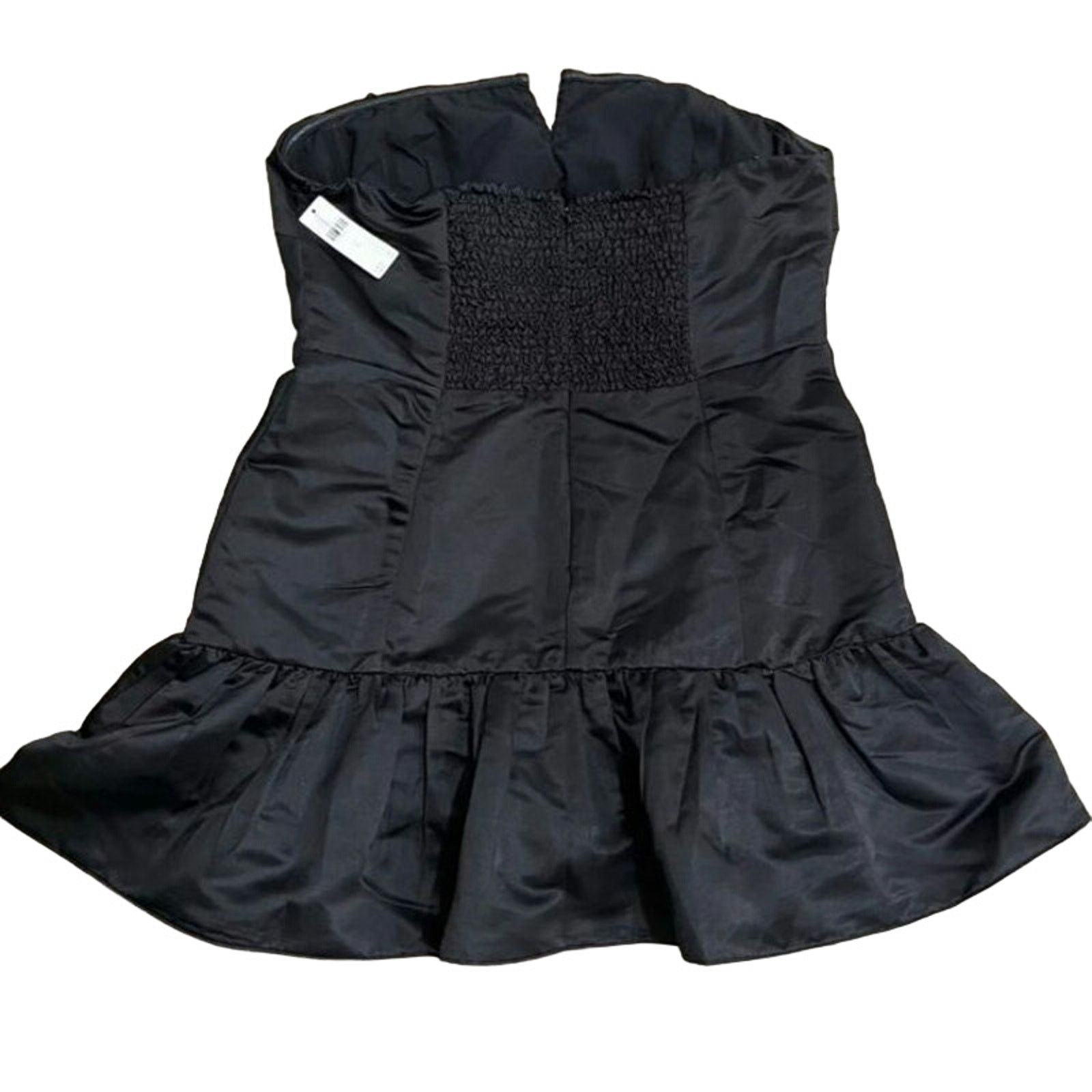 Anthropologie NWT Anthropologie Maeve Strapless Bow Bubble-Hem Mini Dress Size M / US 6-8 / IT 42-44 - 6 Thumbnail