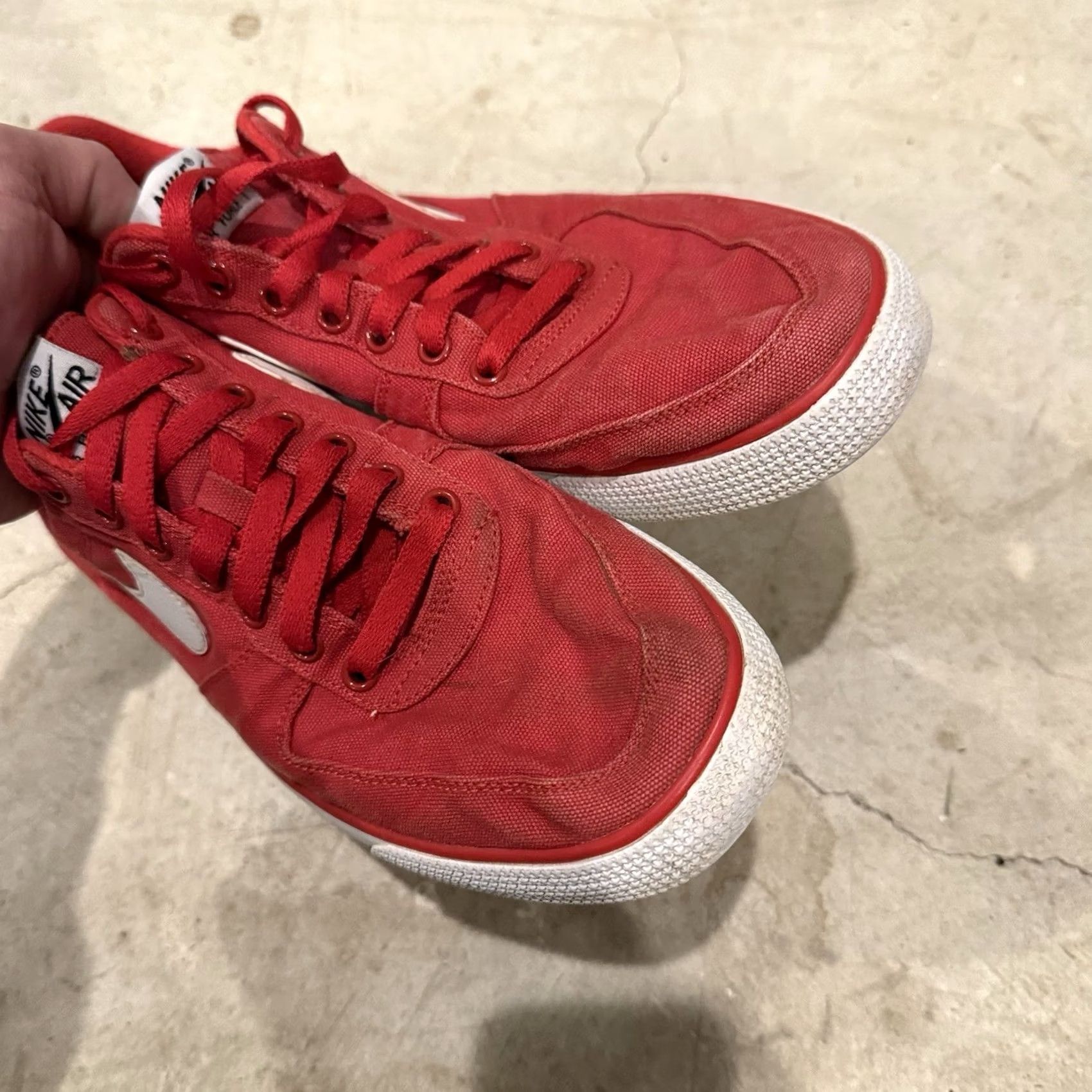 Nike VINTAGE Nike Air Force 1 AC University Red White Sneakers 630939-600 Men’s Size 11 Size US 11 / EU 44 - 5 Thumbnail