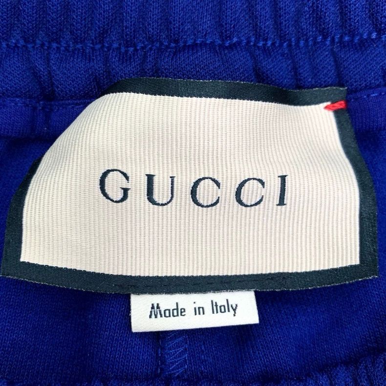 Gucci Gucci Size XS Logo embroidered striped blue casual pants s Size US 27 - 6 Thumbnail