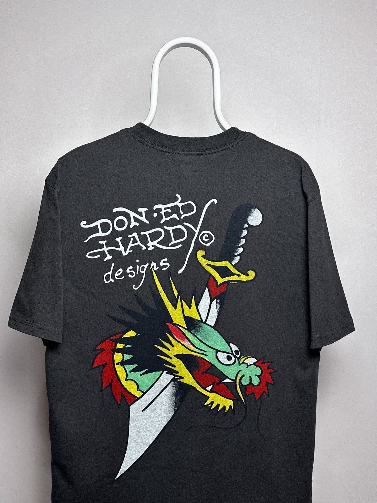 Ed Hardy Ed Hardy Men’s Drag-Blade-Back Relaxed Tshirt Size XS Size US XS / EU 42 / 0 - 2 Thumbnail