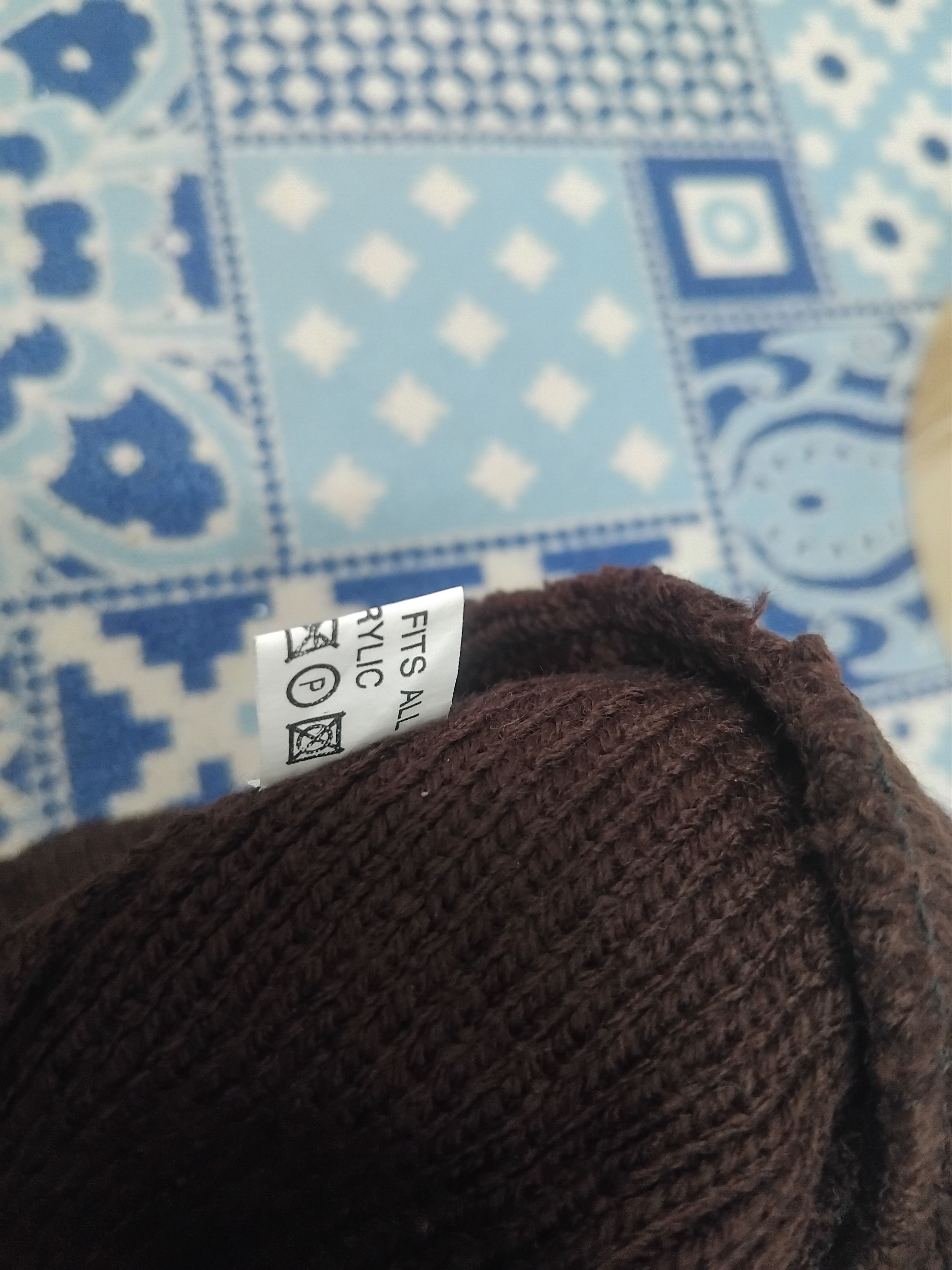 Japanese Brand 💥Bear chocolate colour beanie Size ONE SIZE - 3 Thumbnail