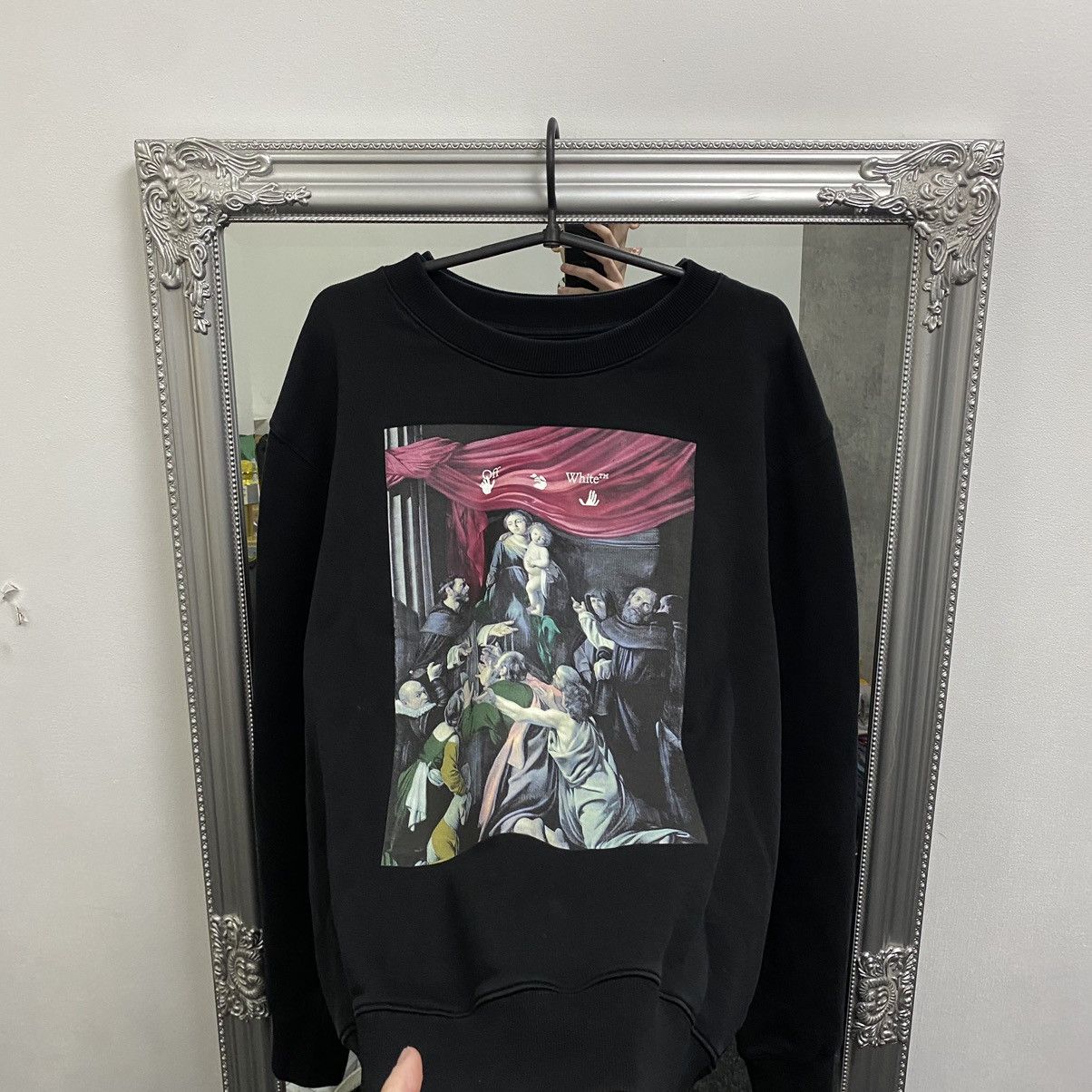 Off-White Off-White Sweatshirt print big logo Size US L / EU 52-54 / 3 - 3 Thumbnail