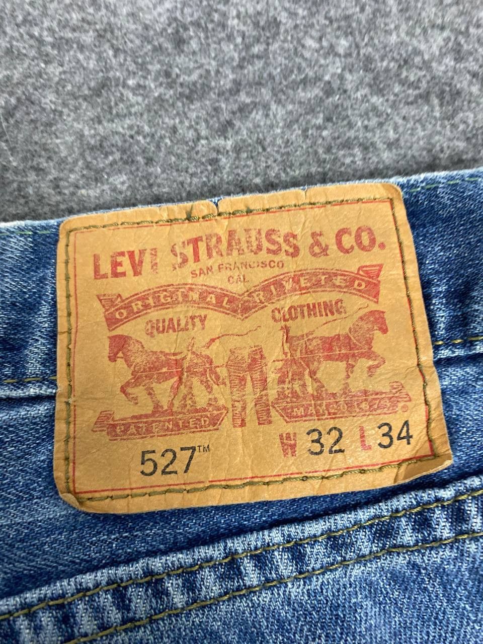 Levi's levis 527 bootcut flare denim nice design Size US 34 / EU 50 - 6 Thumbnail