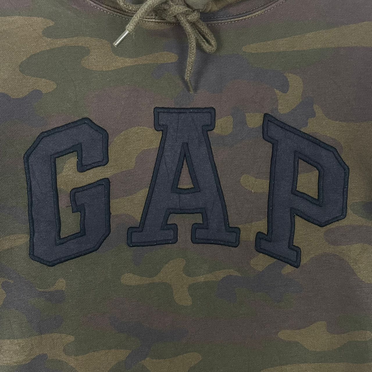 Gap Vintage Gap Camo Military Style Embroided Logo Hoodie Size US M / EU 48-50 / 2 - 5 Thumbnail