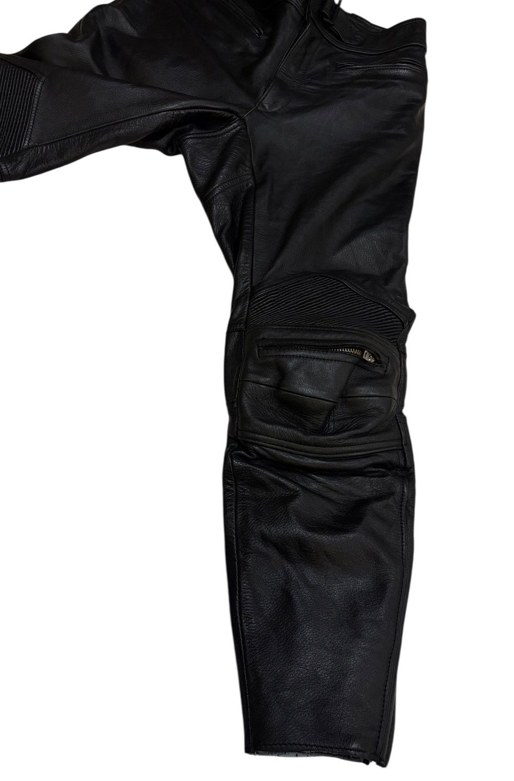 Leather × Vintage Vintage Spazzio Kevlar Riding Bikers Racing Leather Pants Size US 28 / EU 44 - 8 Thumbnail