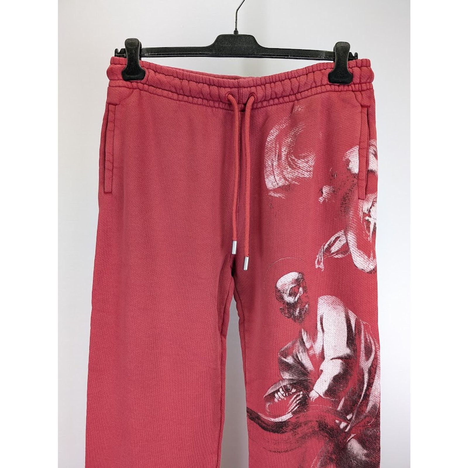 Off-White o1rshd1 BW S. Matthew Sweatpants & Joggers in Rio Red Grey Size US 34 / EU 50 - 4 Thumbnail