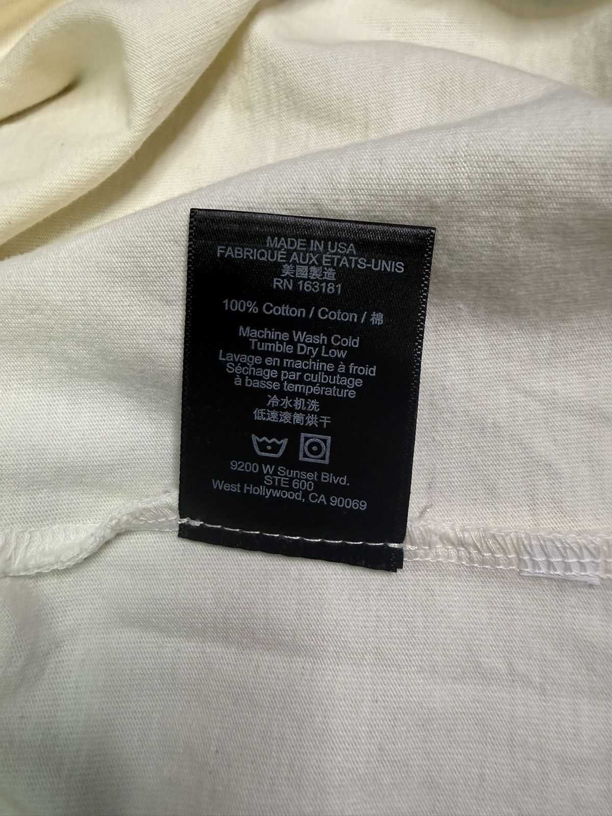 Rhude New Rhude Blood And Mud Off Road Tee Shirt Cream Size M Size US S / EU 44-46 / 1 - 7 Thumbnail