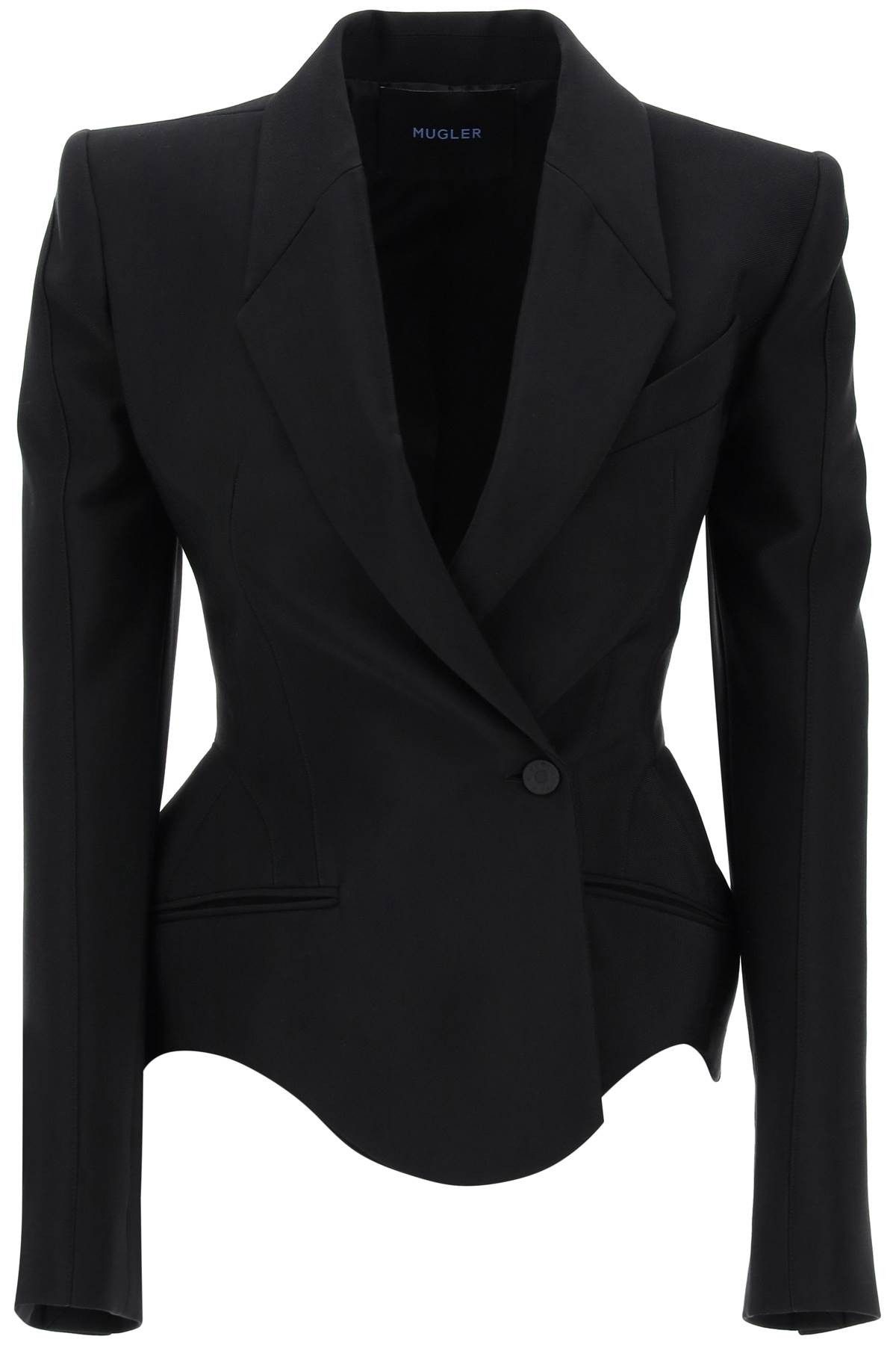 image of Mugler Signature Jacket in Black, Women's (Size Small)