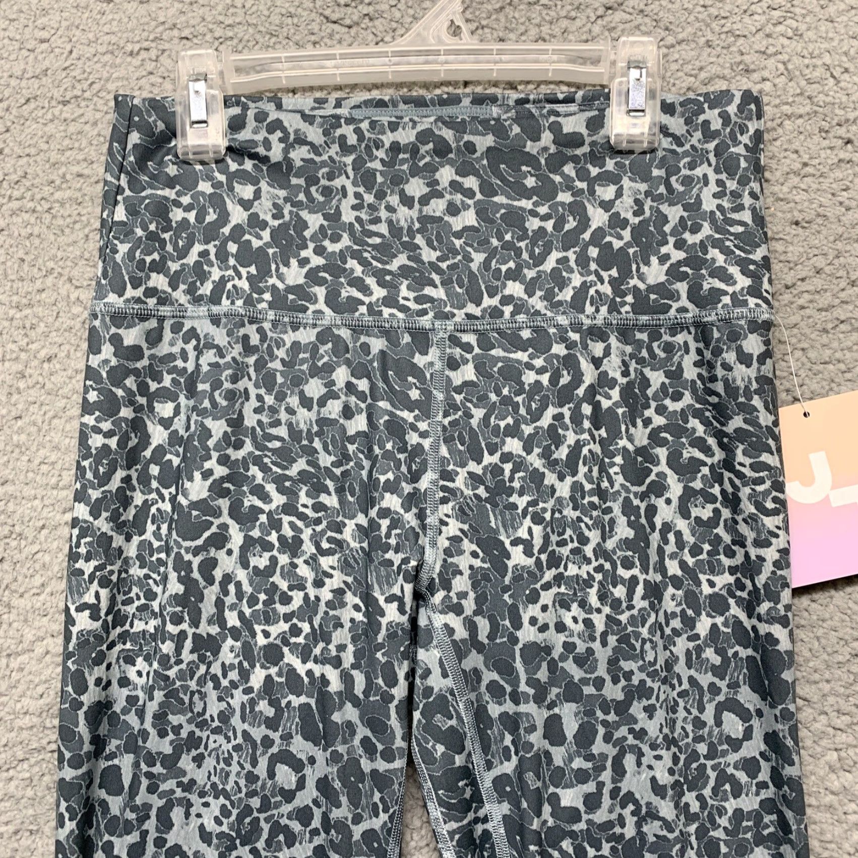 Vintage JoyLab Leggings Women Size S Blue Leopard High-Rise Hidden Key Pocket Skinny Compression Pockets Size 26" / US 2 / IT 38 - 2 Thumbnail