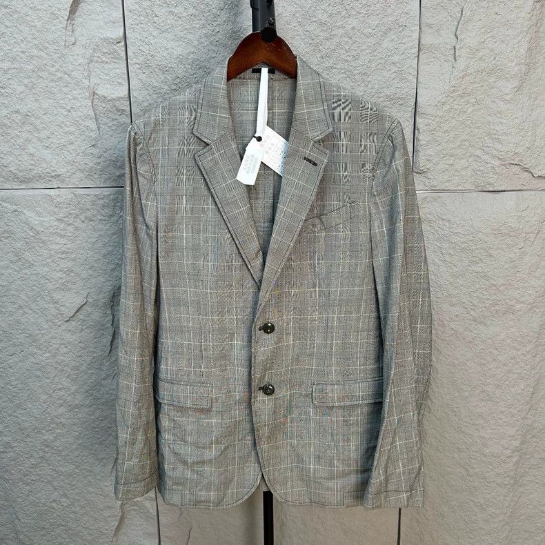 Alexander McQueen Alexander Mcqueen Gray plaid suit Size 50R - 1 Thumbnail