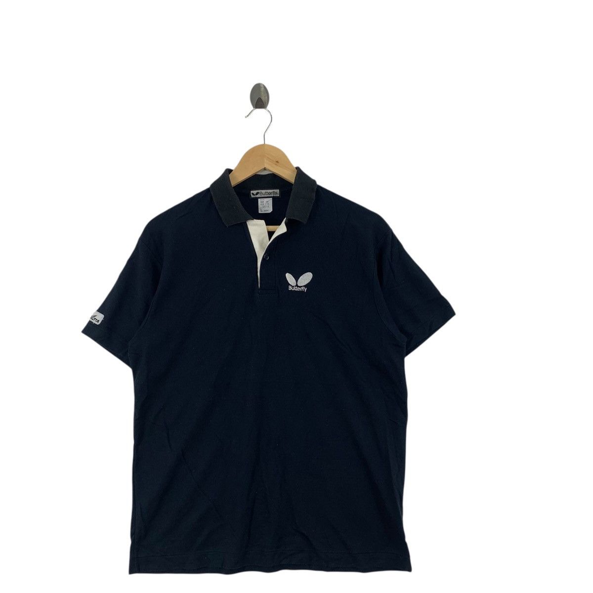 Vintage Vintage BUTTERFLY JAPAN JTTA Table Tennis Jersey Polo Tee Size US L / EU 52-54 / 3 - 4 Thumbnail