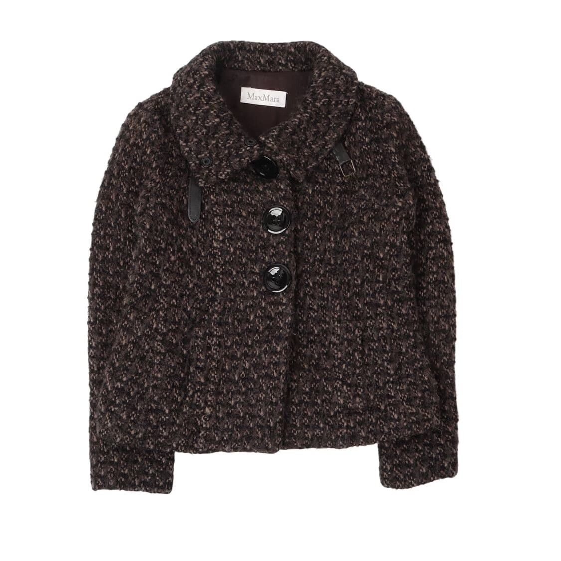 Max Mara Max Mara Toronto Tweed Wool Coat Size L / US 10 / IT 46 - 1 Thumbnail