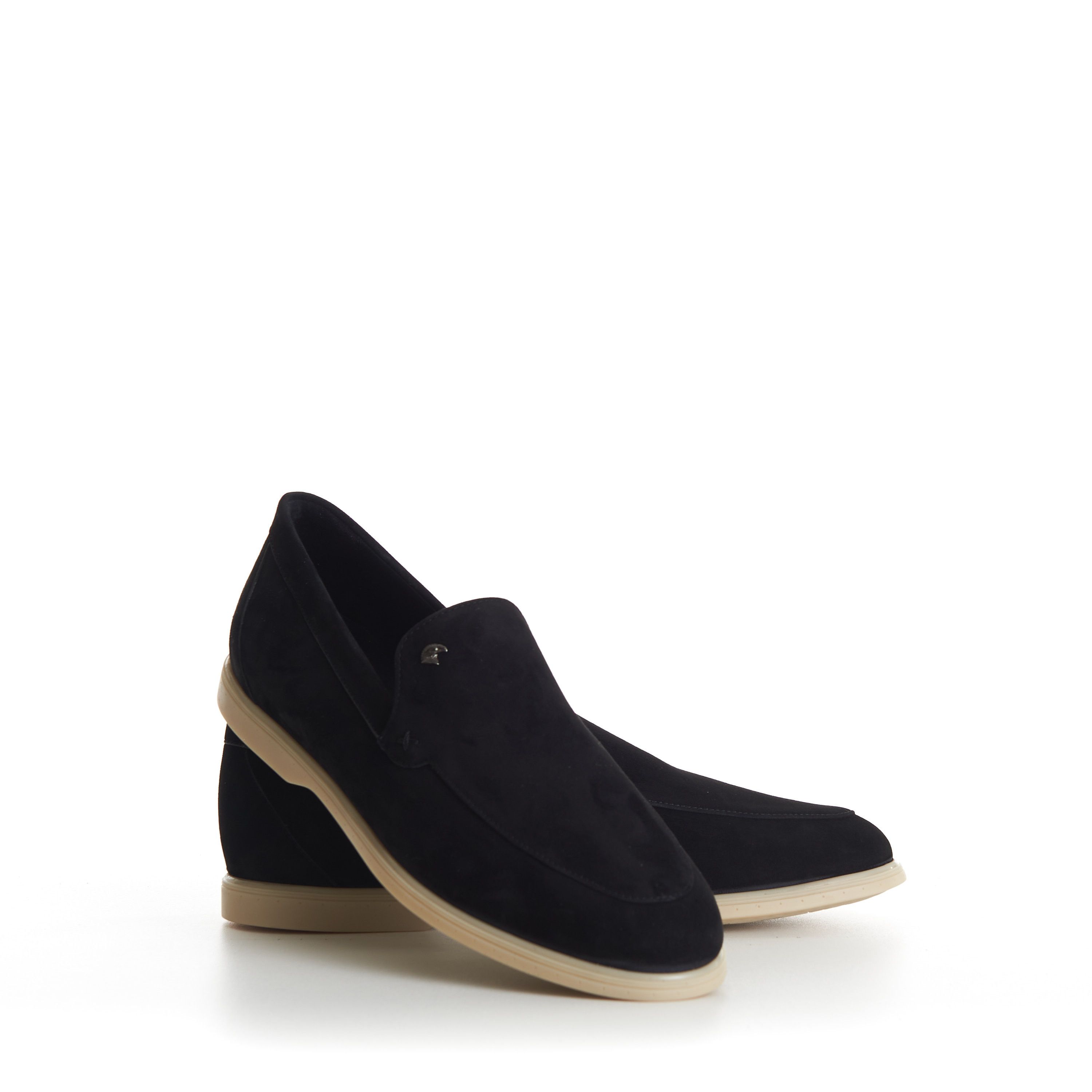 Stefano Ricci Black Suede Slip-On Loafers - Eagle Head Hardware Size US 8.5 / EU 41-42 - 11 Thumbnail