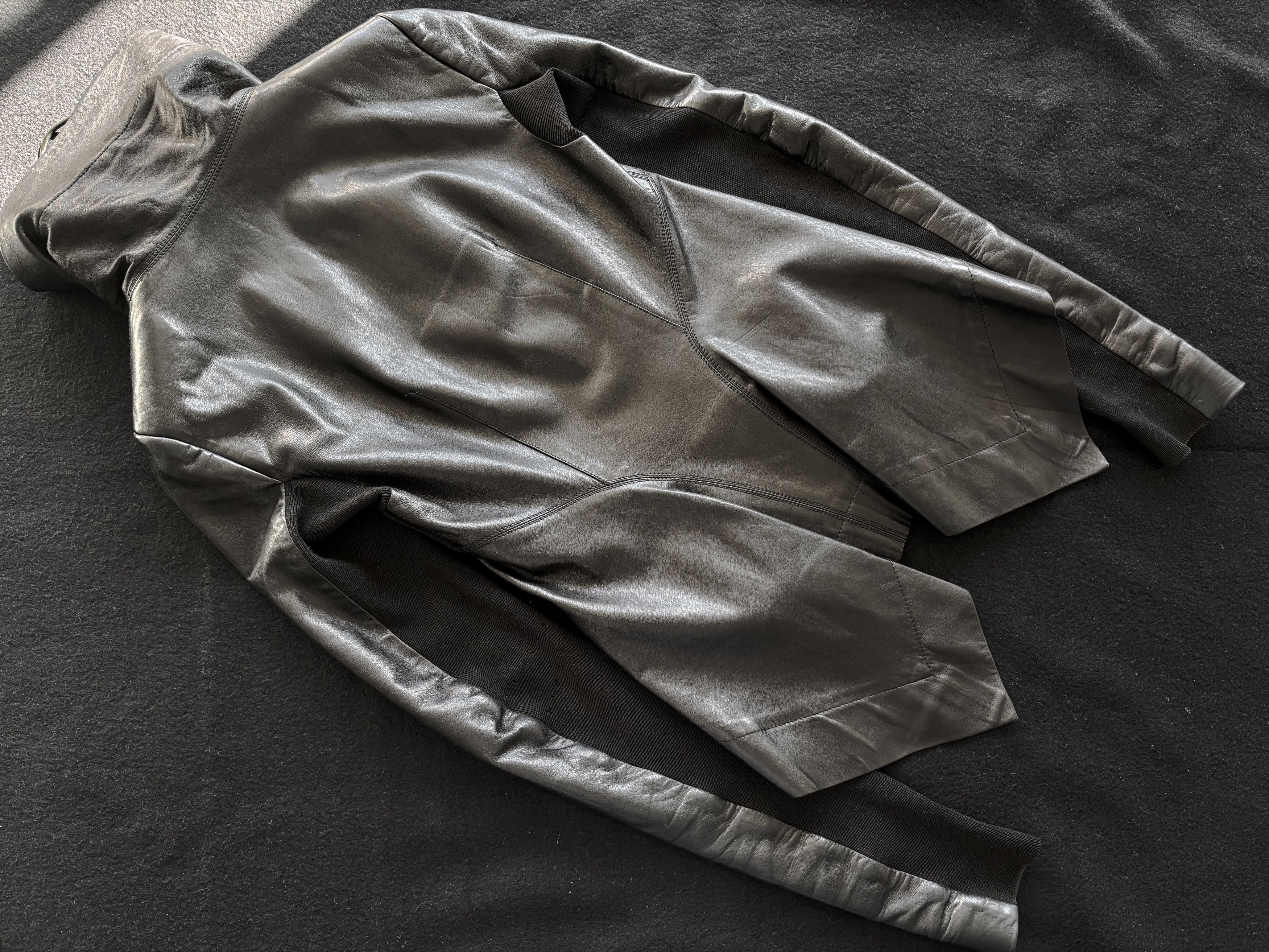 Rick Owens Rick Owens Lamb Skin Naska Biker Jacket IT 38 Size XS / US 0-2 / IT 36-38 - 11 Thumbnail
