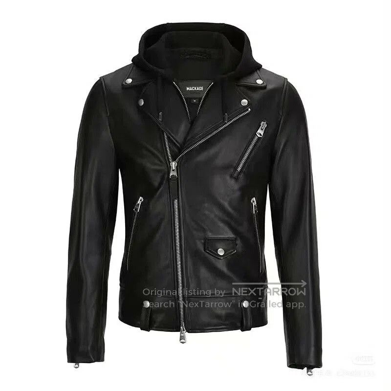 Mackage Mackage Black Leather Moto Jacket. Size US M / EU 48-50 / 2 - 4 Thumbnail
