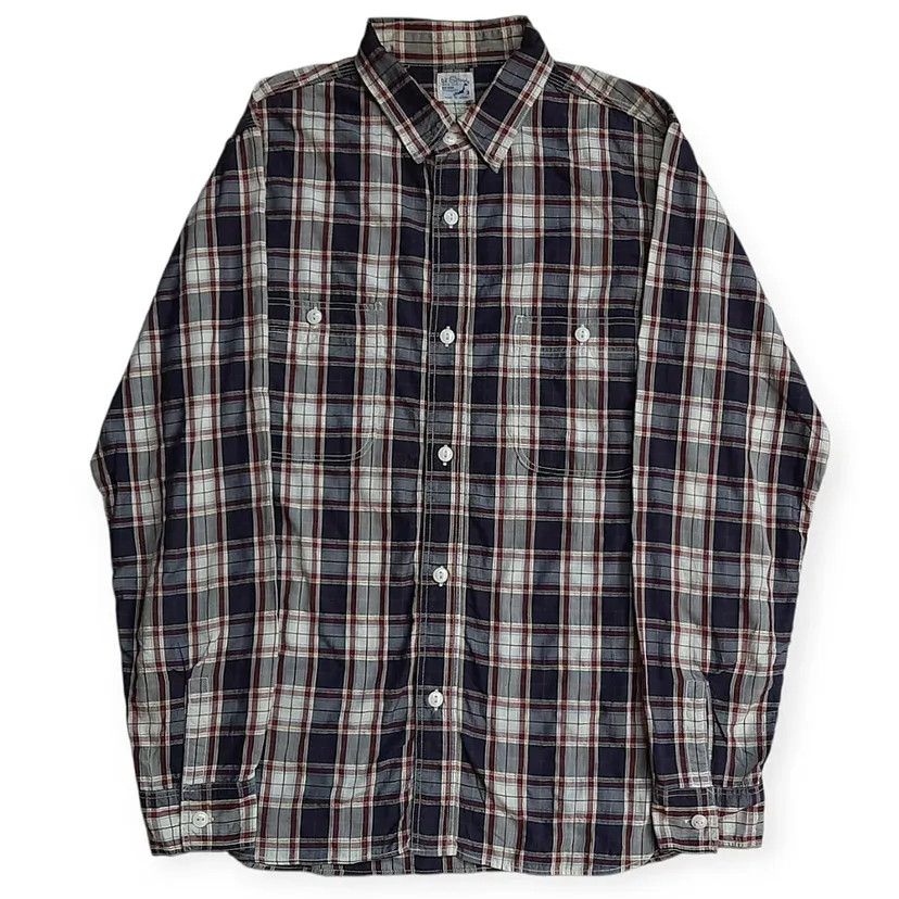 Beams Plus × Orslow Orslow Japan Triple Stitch Two Pocket Plaid Shirt Size US L / EU 52-54 / 3 - 1 Thumbnail