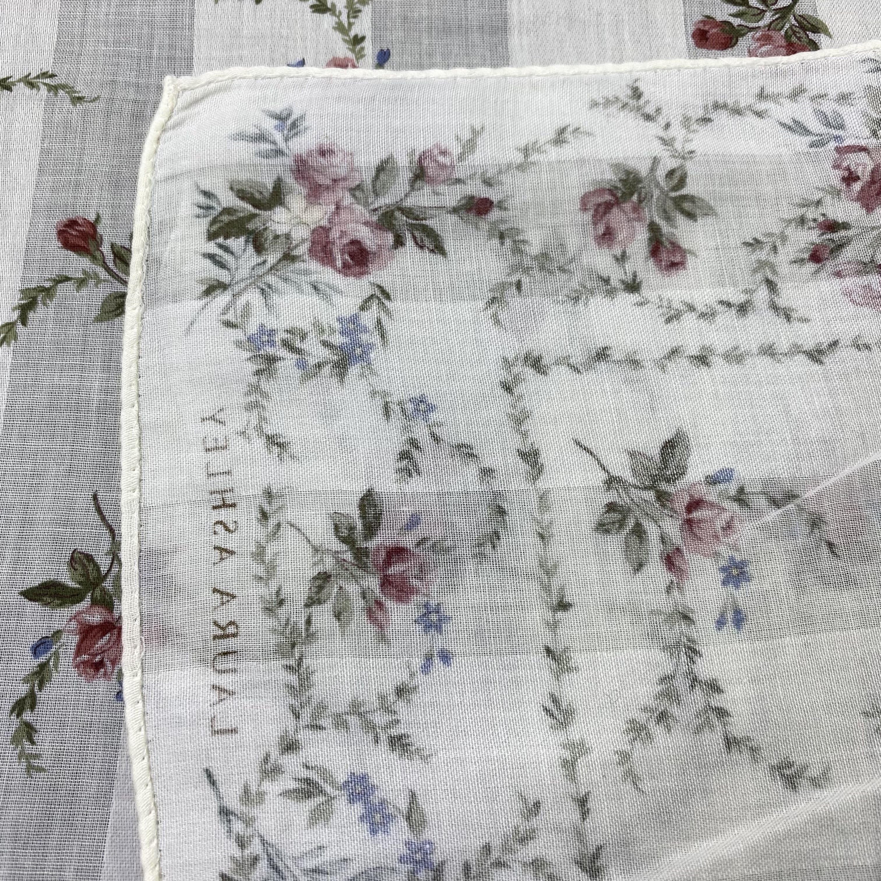 Laura Ashley Laura Ashley Handkerchief Neckerchief Bandana-B1582 Size ONE SIZE - 6 Thumbnail