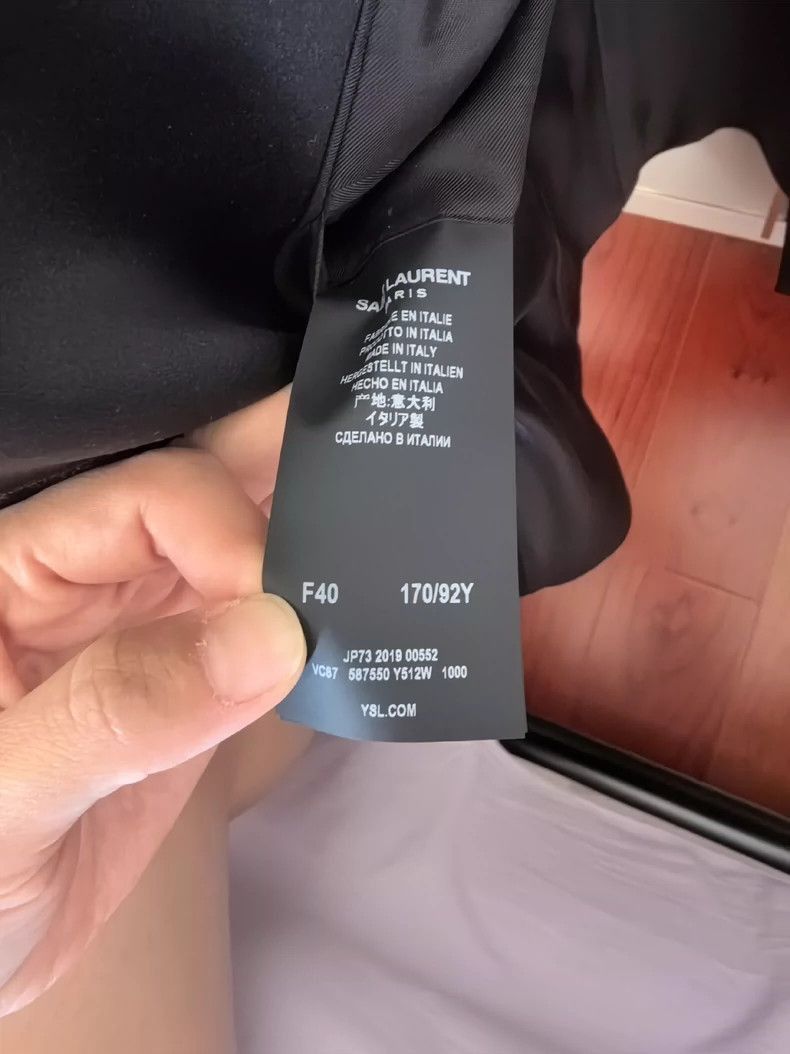 Saint Laurent Paris Saint Laurent Paris Saint Laurent Women's Double-Breasted Size US M / EU 48-50 / 2 - 3 Thumbnail