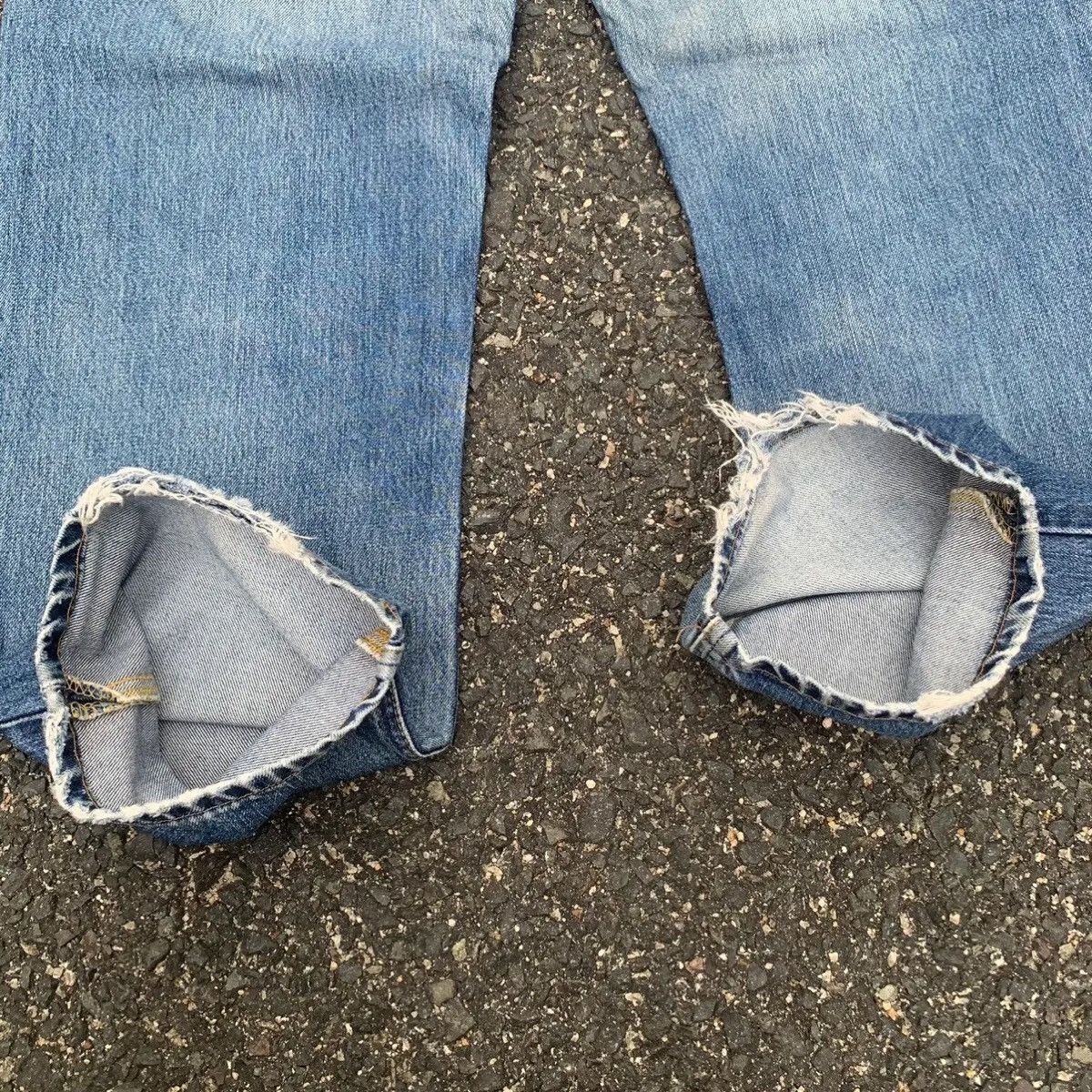 Lee Vintage Lee Riders Jeans BlueWash Distressed Denim Pants W32 Size US 32 / EU 48 - 14 Thumbnail