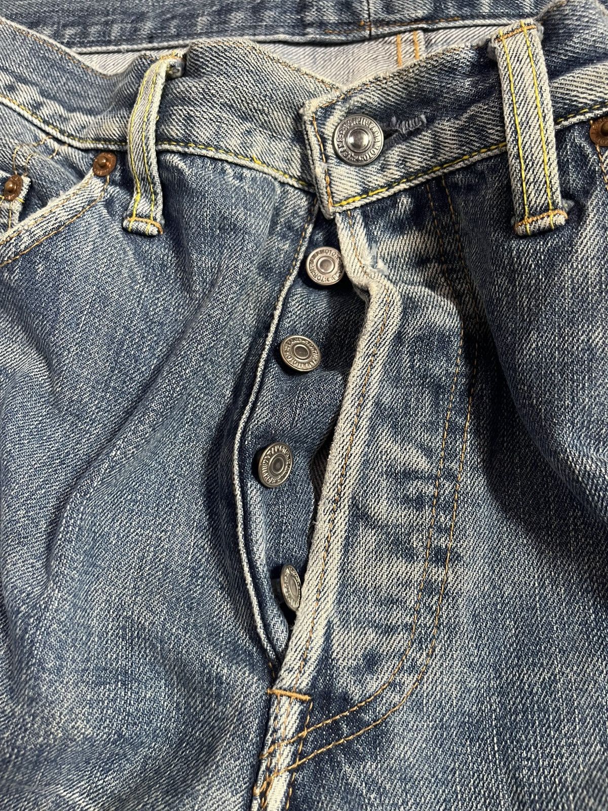 Yohji Yamamoto *FINAL DROP* Yohji yamamoto contrast straight selvedge jeans Size US 32 / EU 48 - 6 Thumbnail