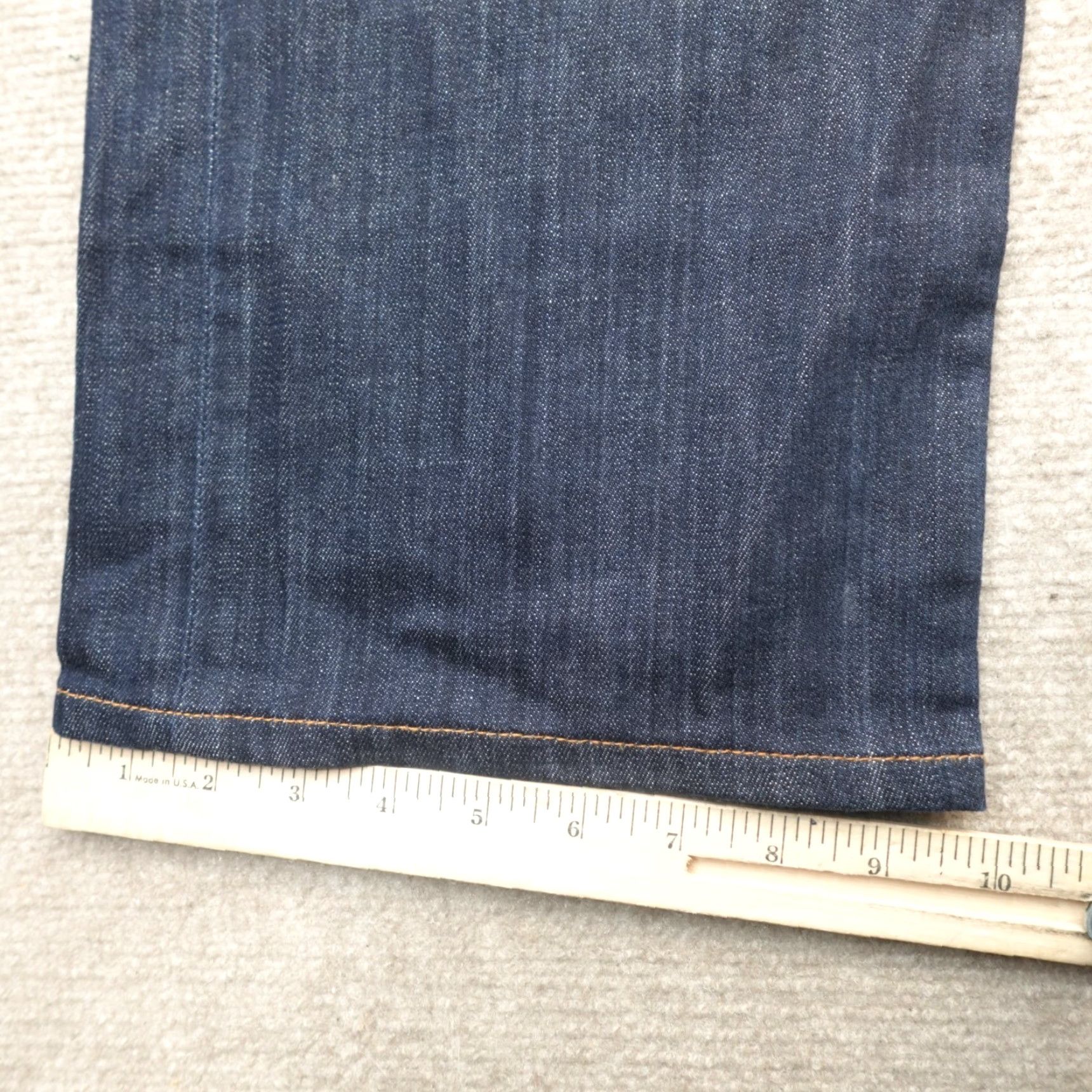Vintage The Protege AJ Jeans 38 x 32 Blue Cotton Straight Made in USA Size US 38 / EU 54 - 4 Thumbnail