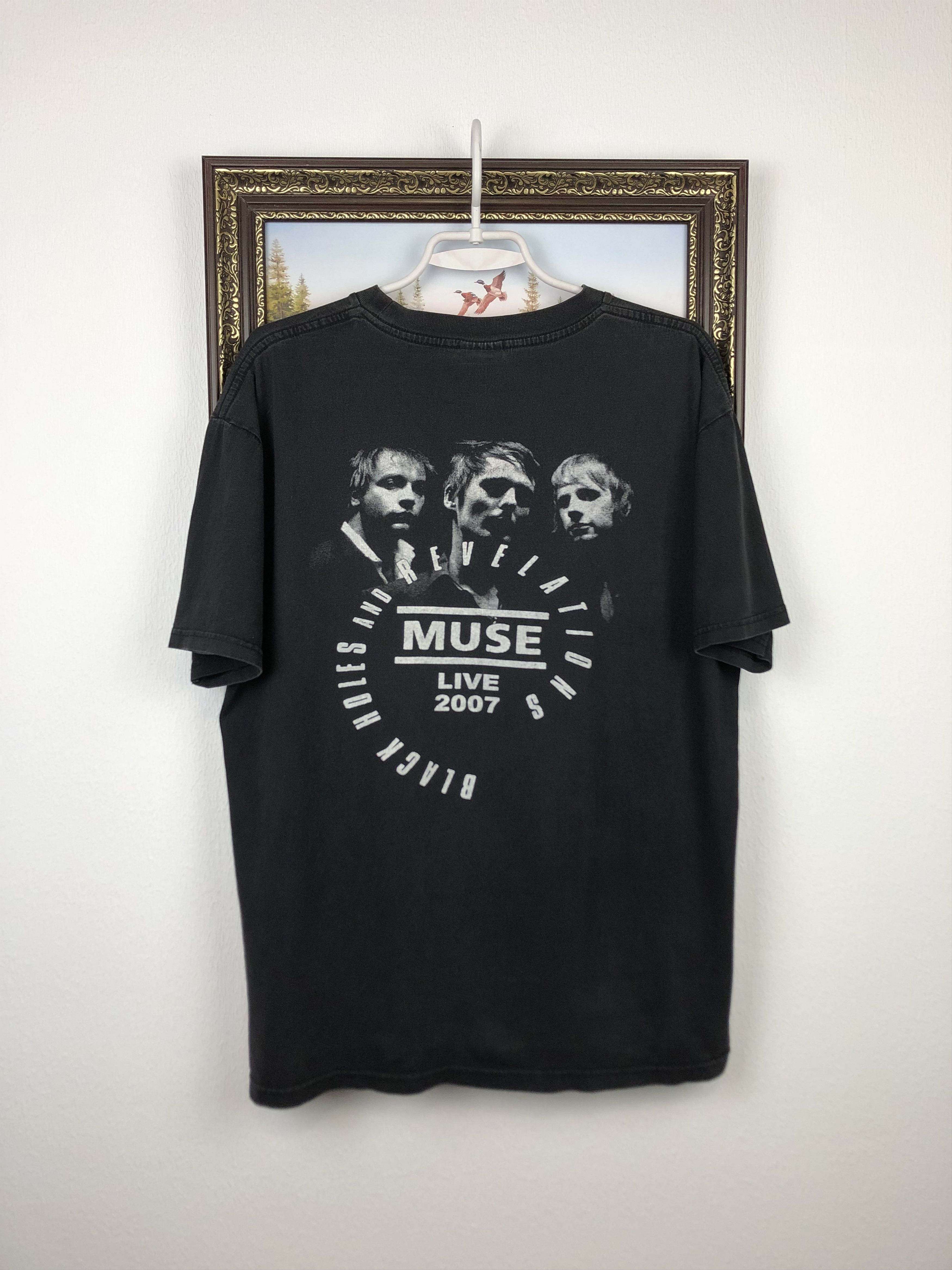 Band Tees Vintage Muse Shirt Black Hole And Revelations Tour Band Tee Size US L / EU 52-54 / 3 - 8 Thumbnail