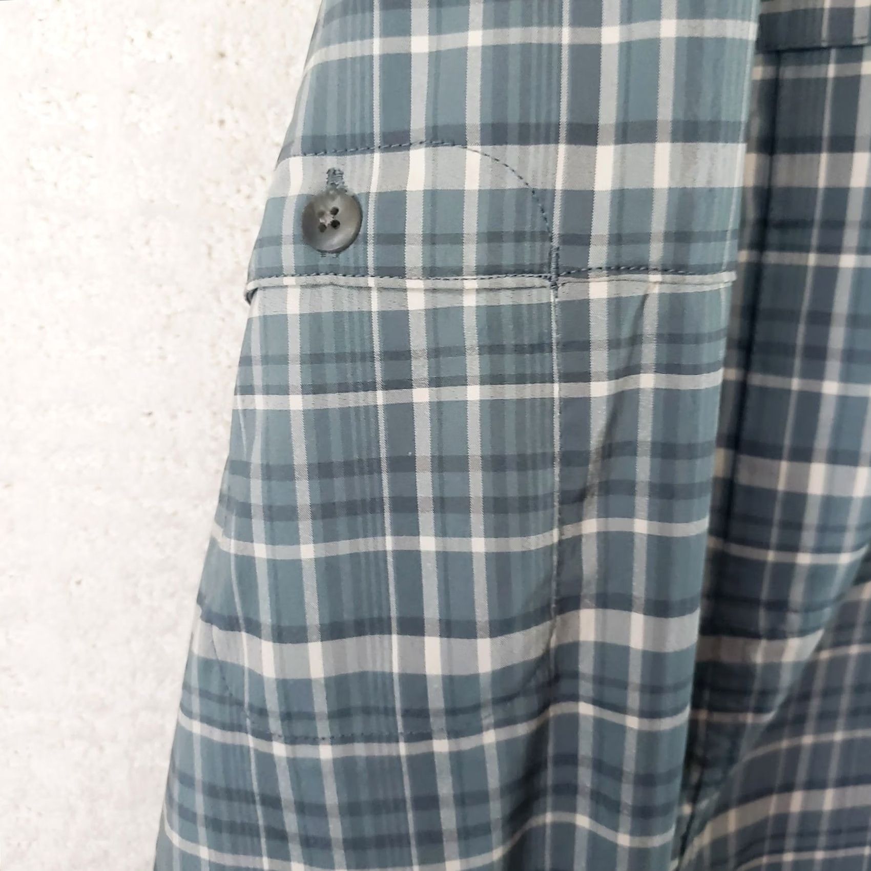 Vintage REI Co-op Shirt Mens XL Button-Up Plaid Blue Green Long Sleeve Vented Moisture Wicking Pocket Size US XL / EU 56 / 4 - 7 Thumbnail