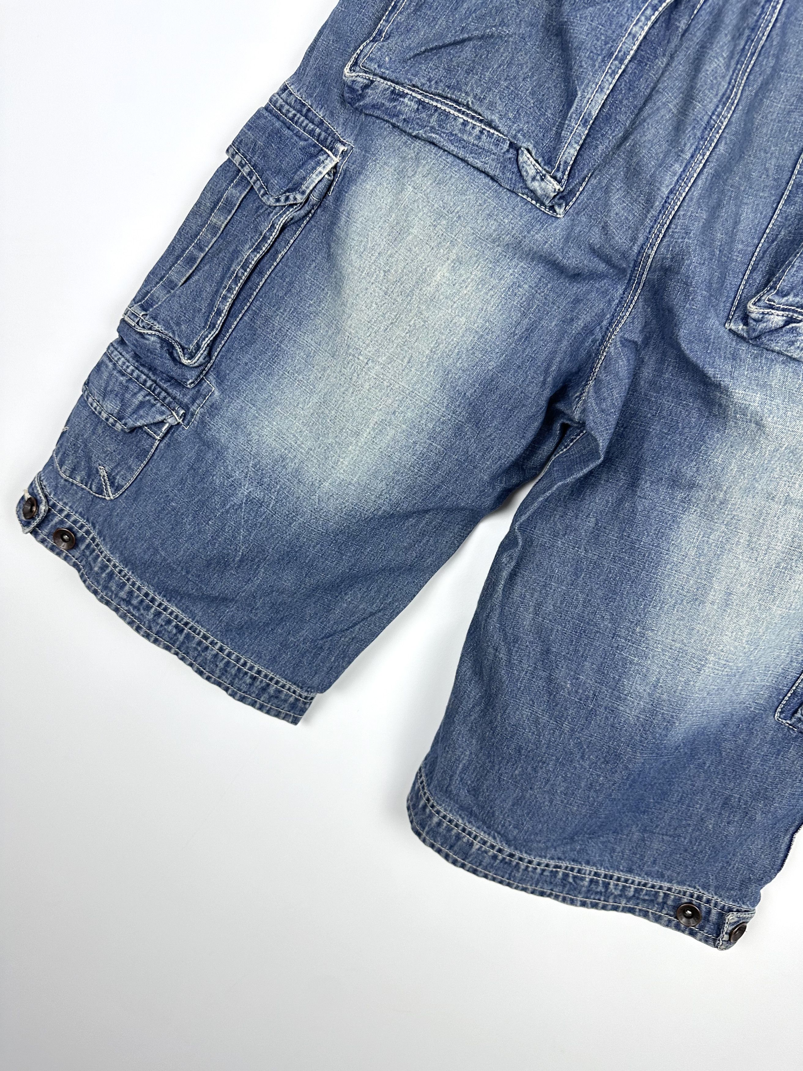 Vintage Men's cargo shorts, baggy, wide hip hop, rap Size US 34 / EU 50 - 6 Thumbnail