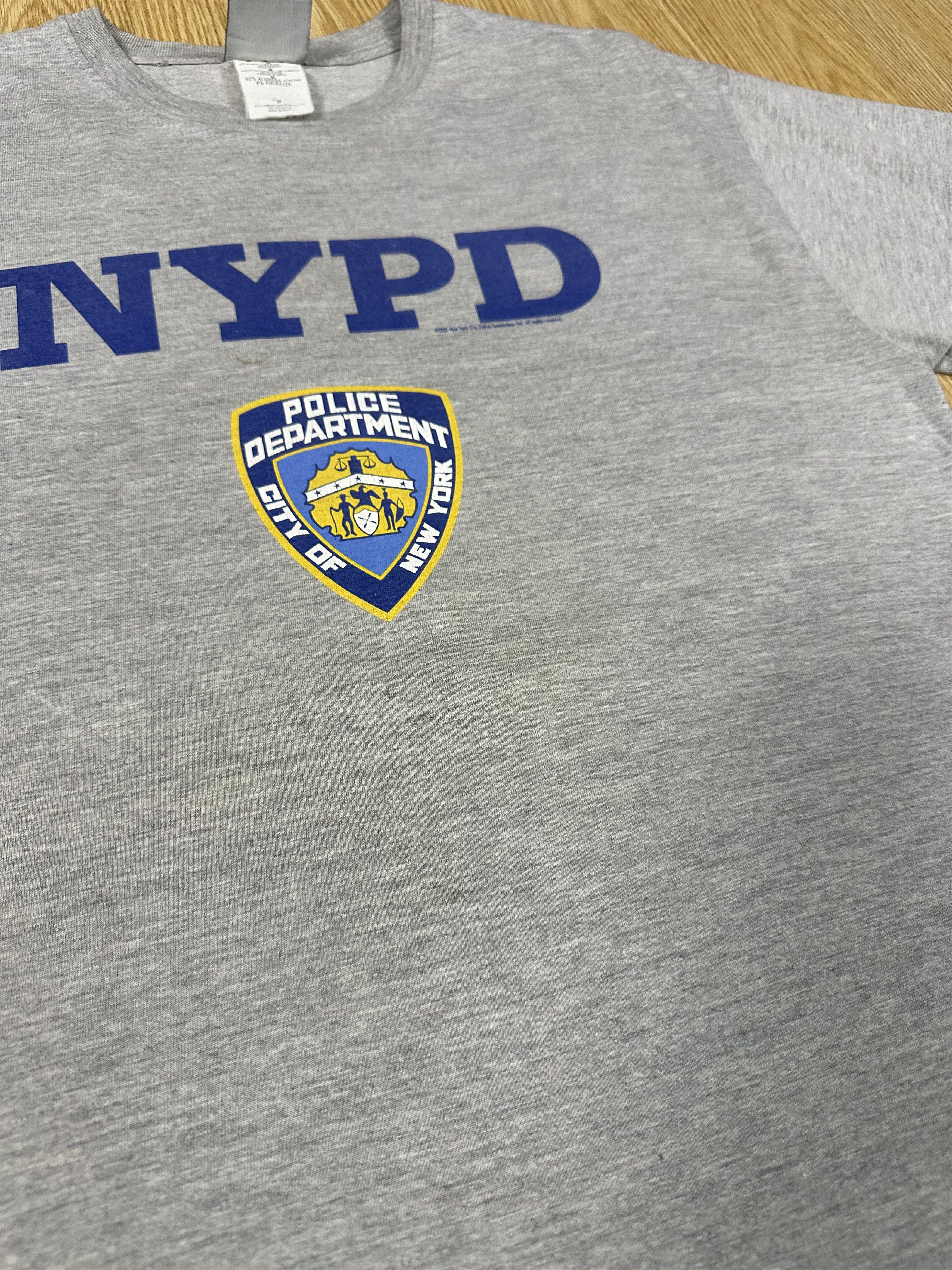 Jerzees Vintage NYPD New York City Police Department Tshirt A347 Size US M / EU 48-50 / 2 - 5 Thumbnail