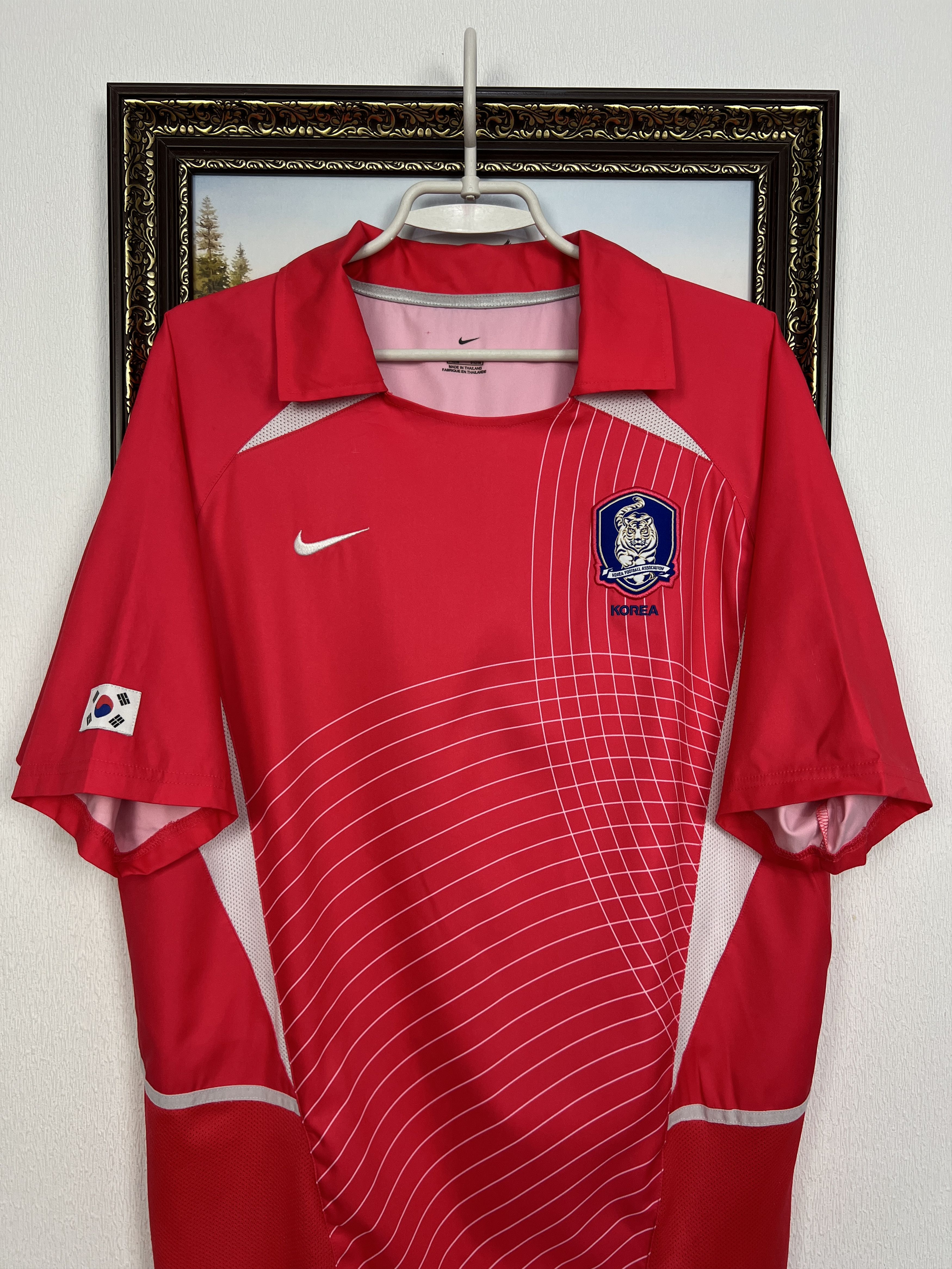 Nike South Korea football shirt Soccer Jersey National Trikot Size US L / EU 52-54 / 3 - 2 Thumbnail
