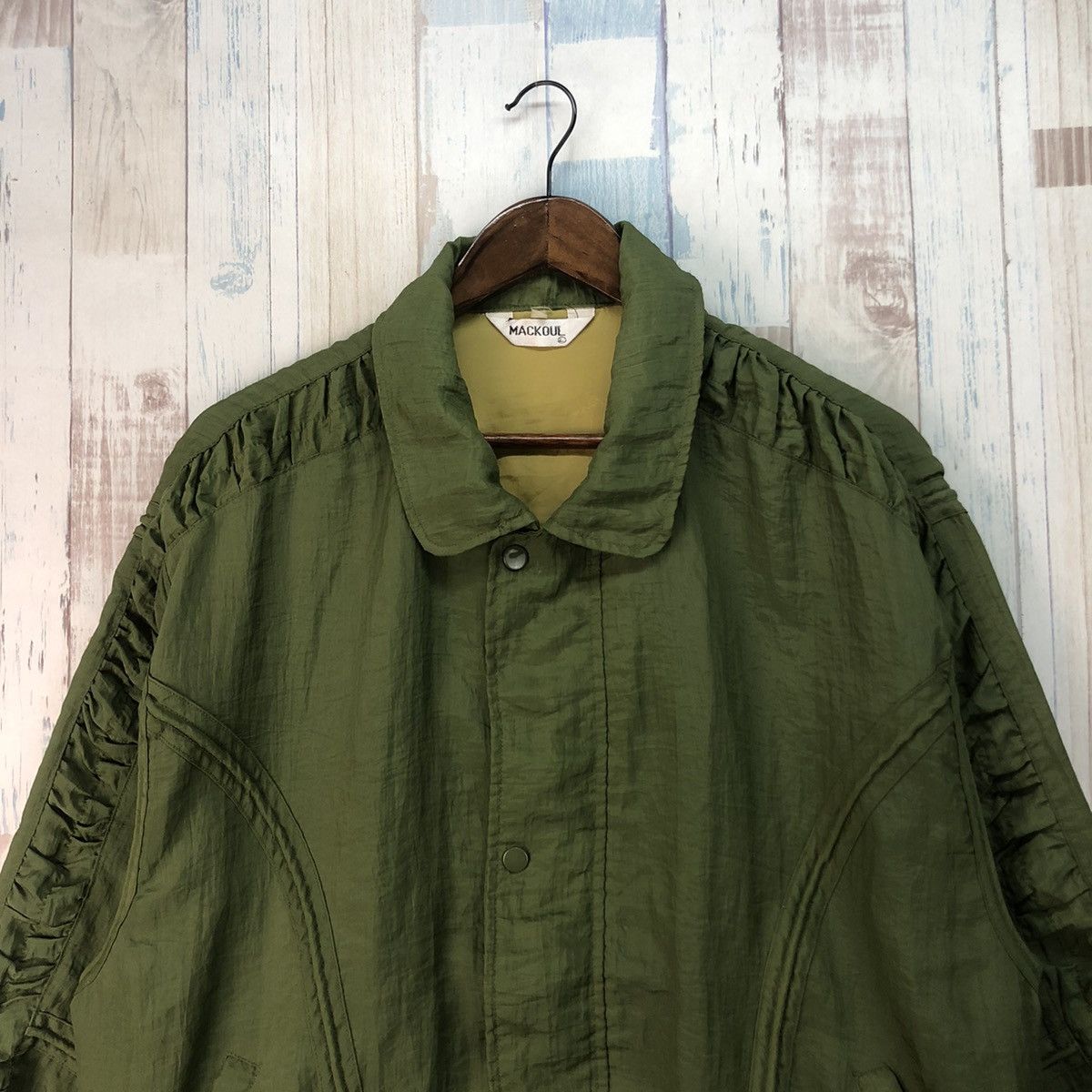 Japanese Brand × Vintage Vintage 90s Japanese Brand Mackoul Bomber Jacket Style Size US L / EU 52-54 / 3 - 3 Thumbnail