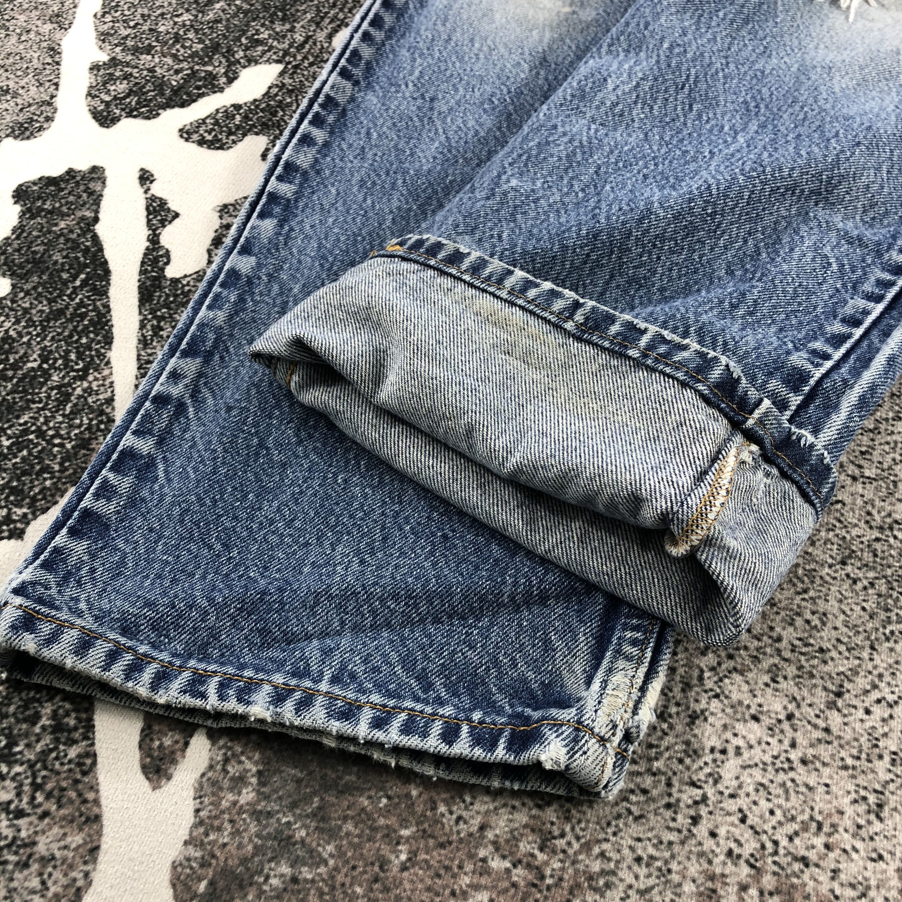 Levi's Vintage Levi's 505 Jeans Distressed Denim KJ880 Size US 32 / EU 48 - 7 Thumbnail
