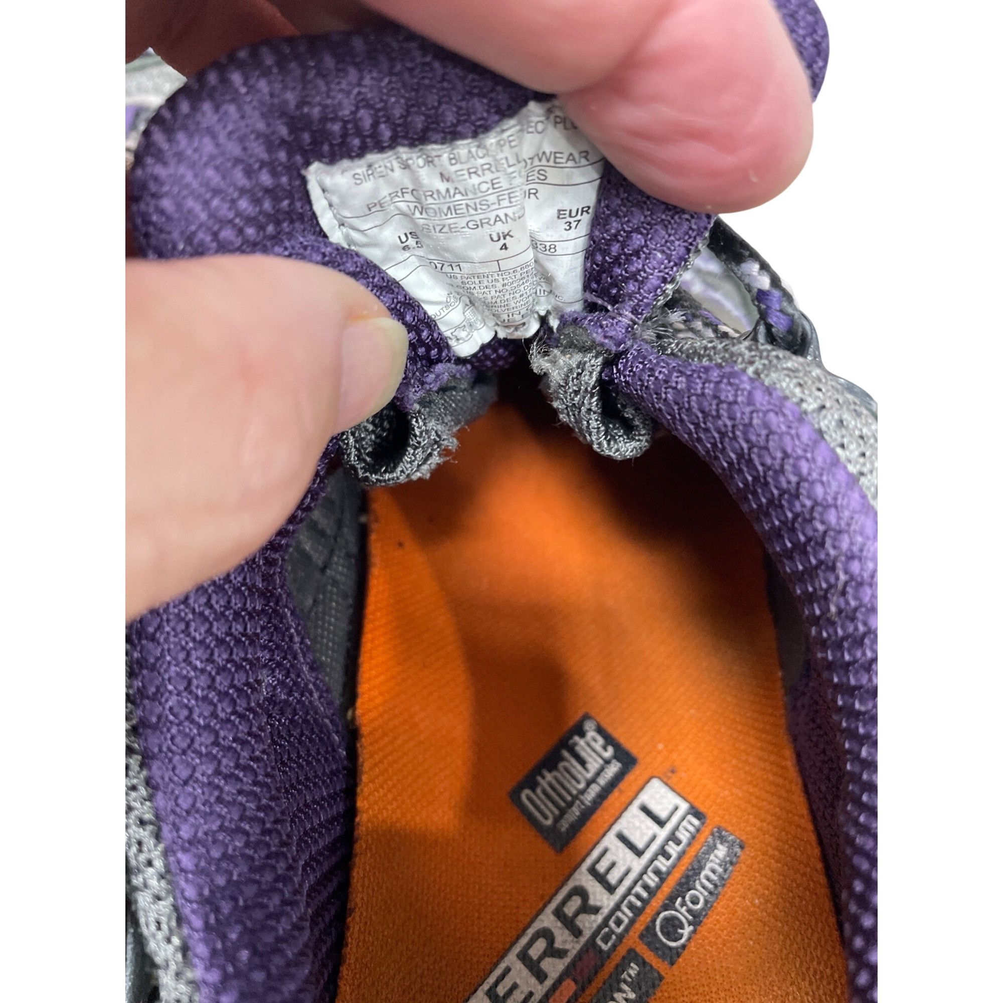 Merrell Merrell Continuum Vibram womans purple gray Hiking sneakers Size US 6.5 / IT 36.5 - 10 Thumbnail