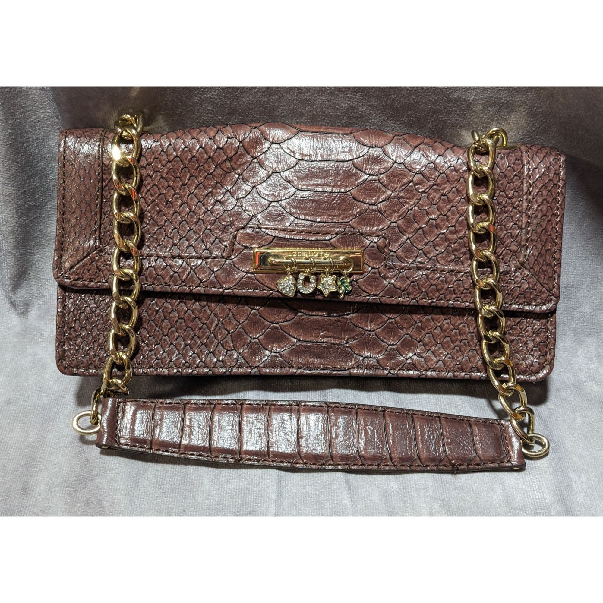 Other Vintage Faux Snake Purse With Charms by Liz Claiborne Size ONE SIZE - 6 Thumbnail