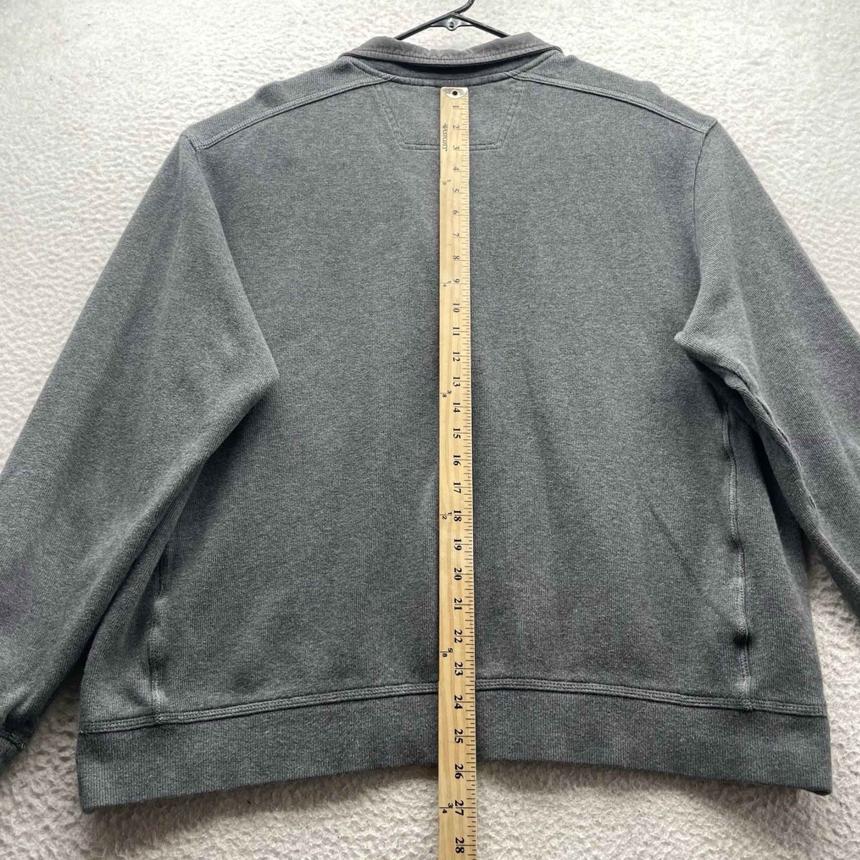 Tommy Bahama Tommy Bahama Sweater Mens XL Gray Knit Pullover 1/4 Zip Golf Preppy Classic Shirt Adults Size US XL / EU 56 / 4 - 5 Thumbnail