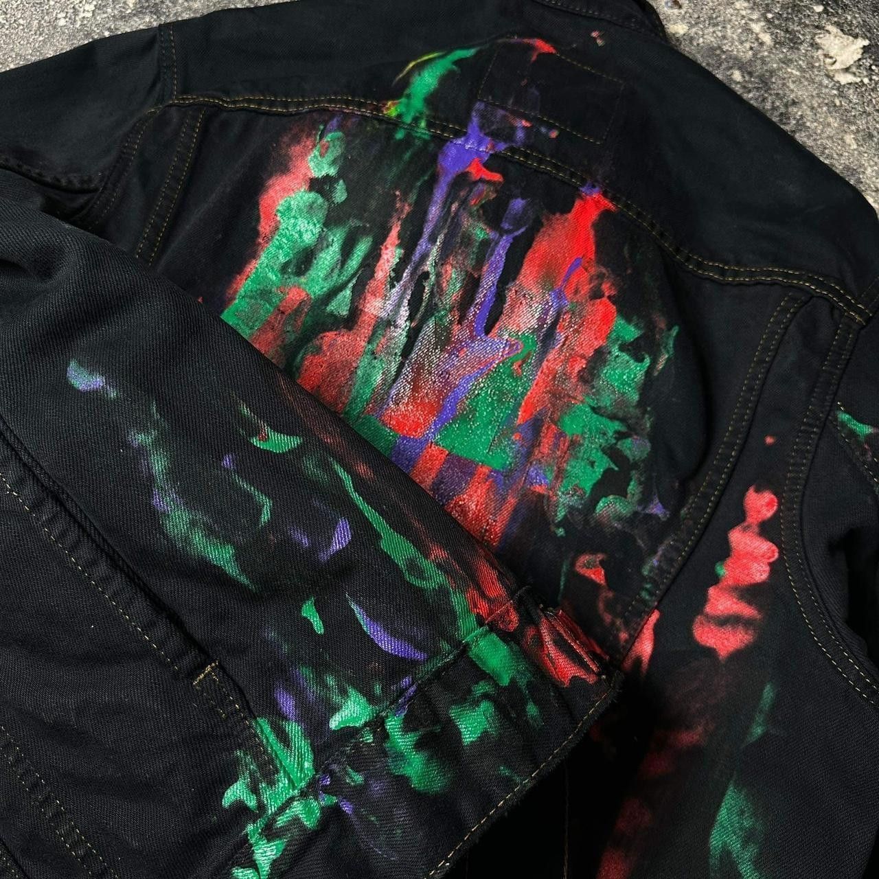 Levi's Levis custom Jacket handpainted custom jeans size m Size US M / EU 48-50 / 2 - 5 Thumbnail