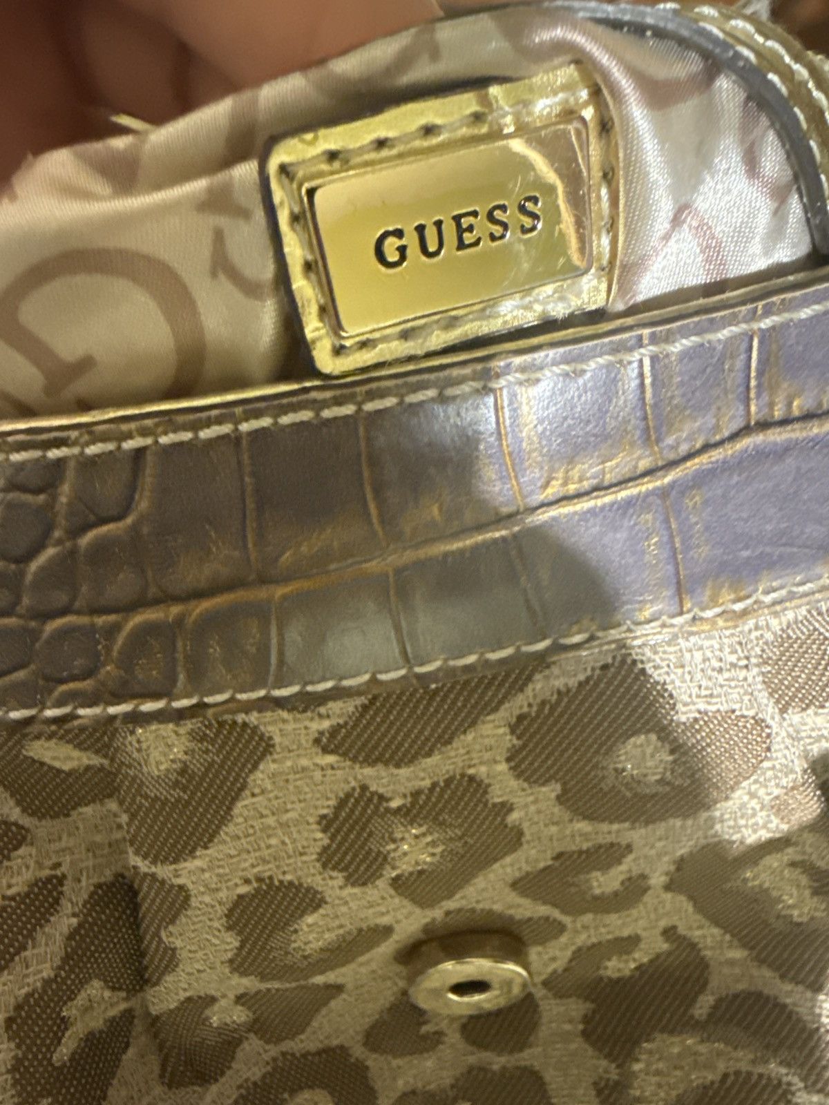 Guess Guess vintage handbag crossbody gold iconic model Size ONE SIZE - 11 Thumbnail