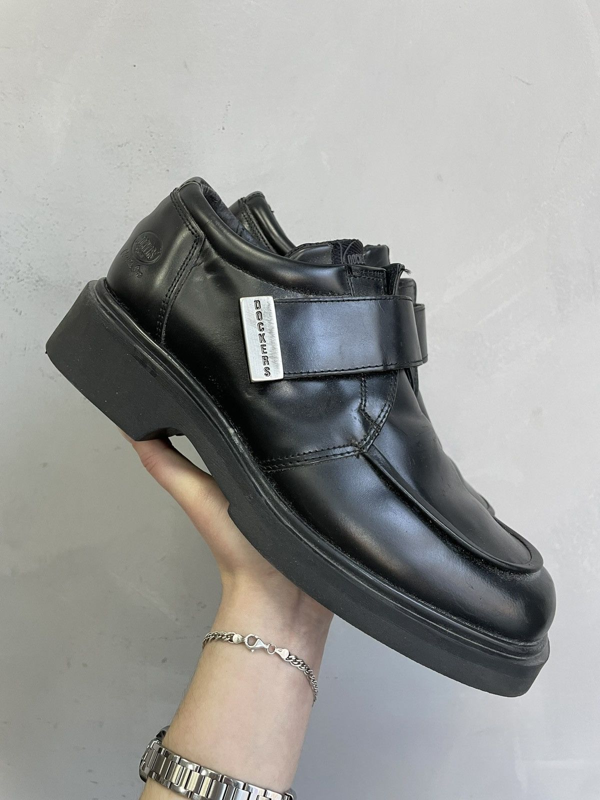 New Rock Opium black platform boots hype new rock style y2k Size US 9 / EU 42 - 2 Thumbnail