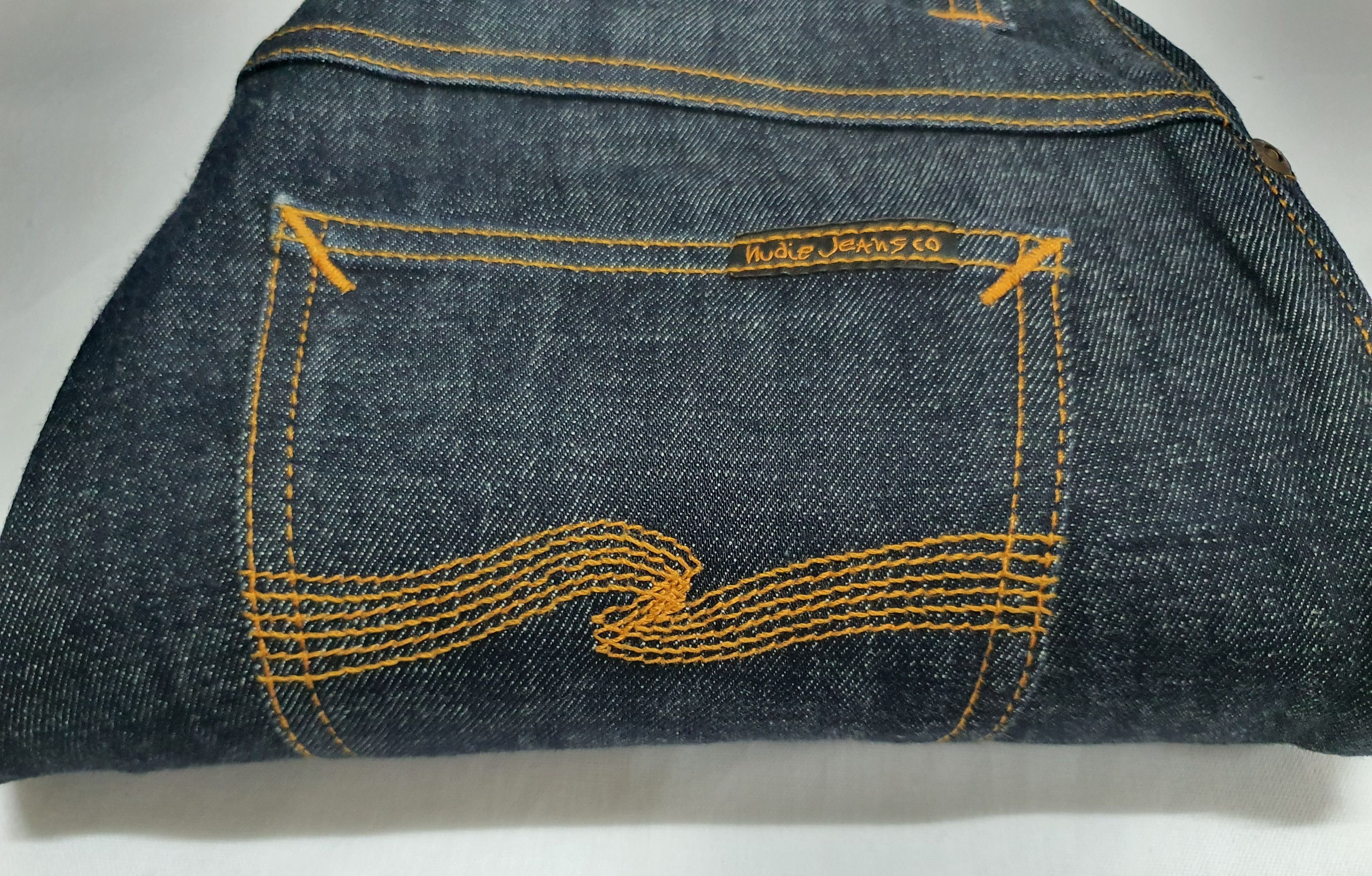 Nudie Jeans Waist 30" Nudie Jeans Thin Finn Dry Twill Stretchable Denim. Size US 30 / EU 46 - 3 Thumbnail