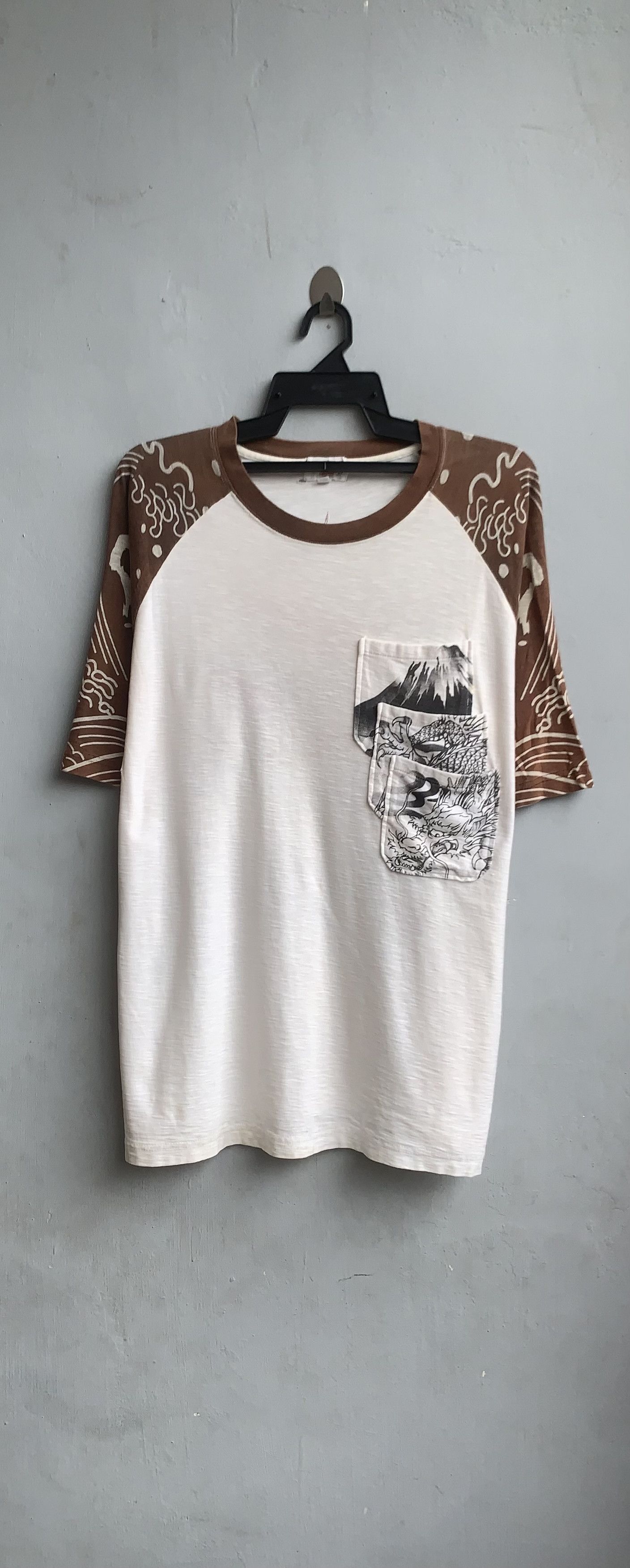 Japanese Brand Karakuri Tamashi Dragon Embroidered Japanese Brand Shirt Size US XL / EU 56 / 4 - 4 Thumbnail
