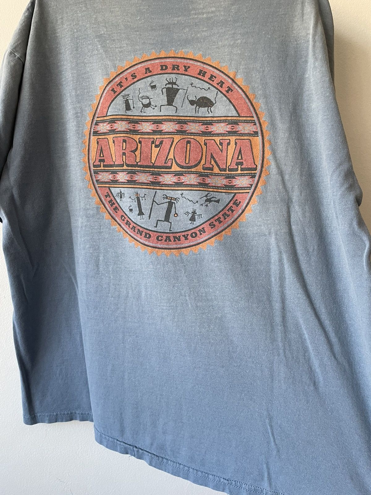 Vintage Sun Faded 90s Arizona Aztec Vintage tee Size US XL / EU 56 / 4 - 15 Thumbnail